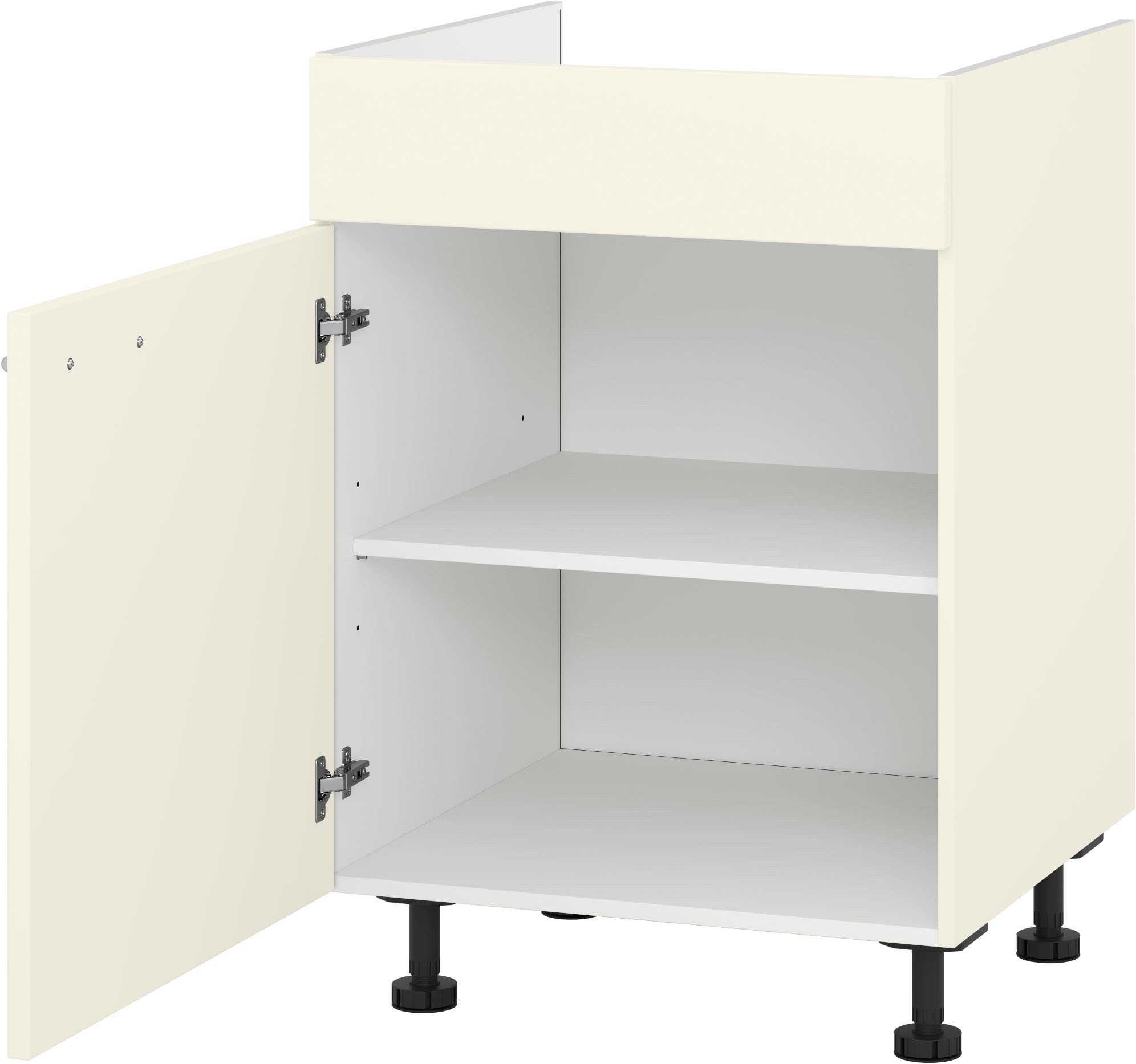 KOCHSTATION Herdumbauschrank "KS-Scafa" Breite 60 cm, mit Tür, wahlweise Türanschlag rechts oder links