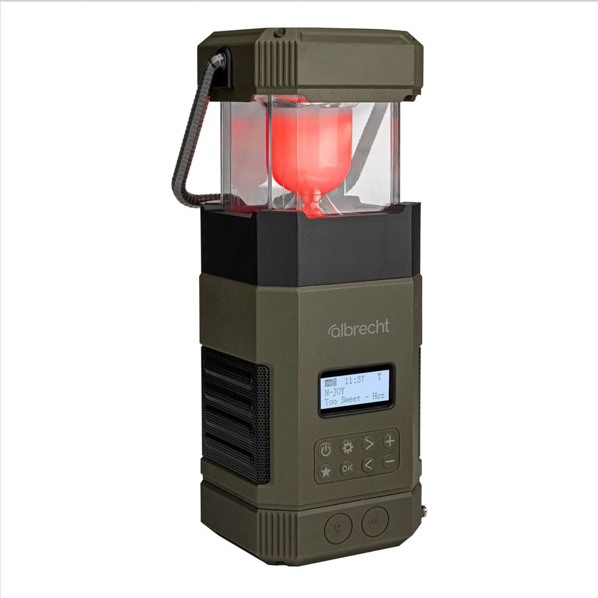 Albrecht DR 114 DAB+ Outdoor- Radio mit Camping-Lampe Radio