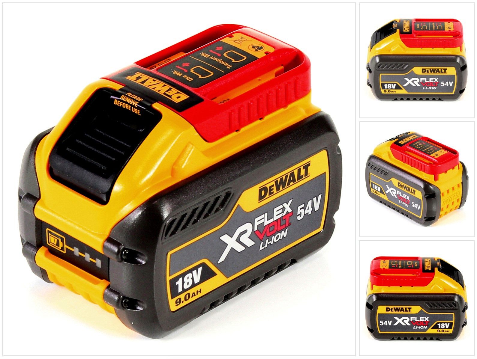 DeWalt DCB 547 Akku 54 V 18 V 9 Ah Li-Ion FlexVolt Akkupacks