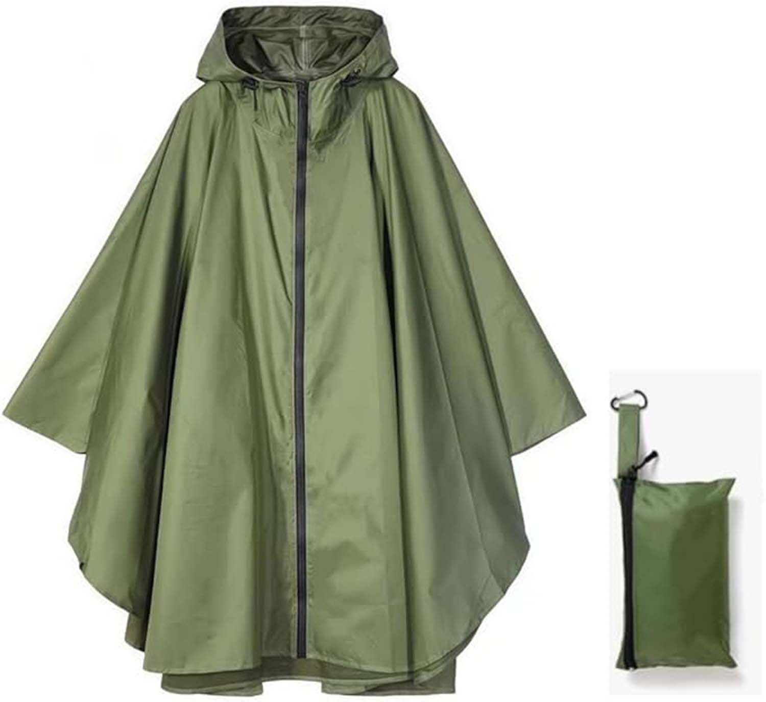 Coonoor Regenjacke Unisex Regenjacken Regencape, Wasserdicht mit Kapuze