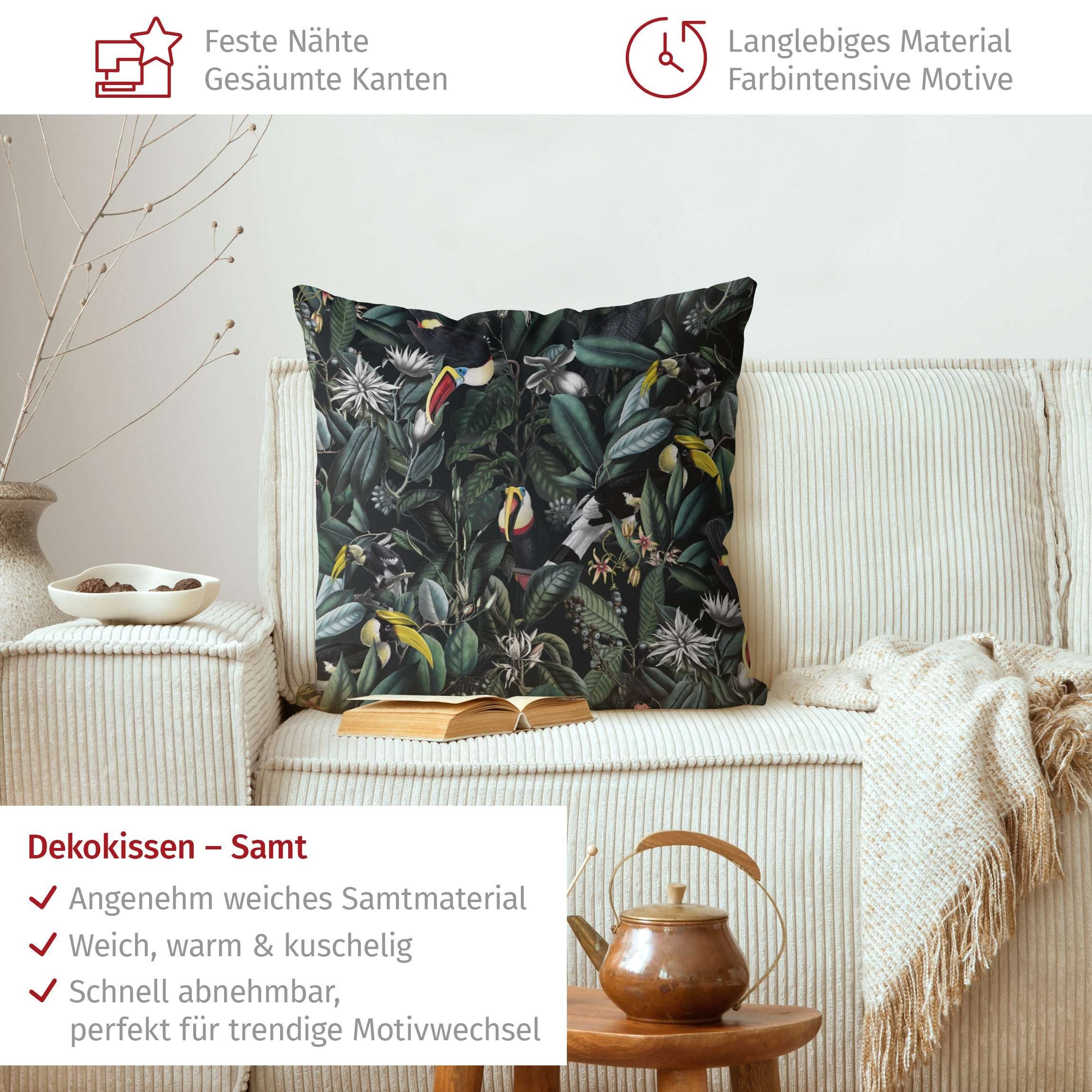 Bilderdepot24 Dekokissen drinnen Kissenhülle/ Sofakissen/ Zierkissen Kissenhülle schwarz origin, Bezug mit / ohne Füllung Zierkissen Outdoor Sofa Bett