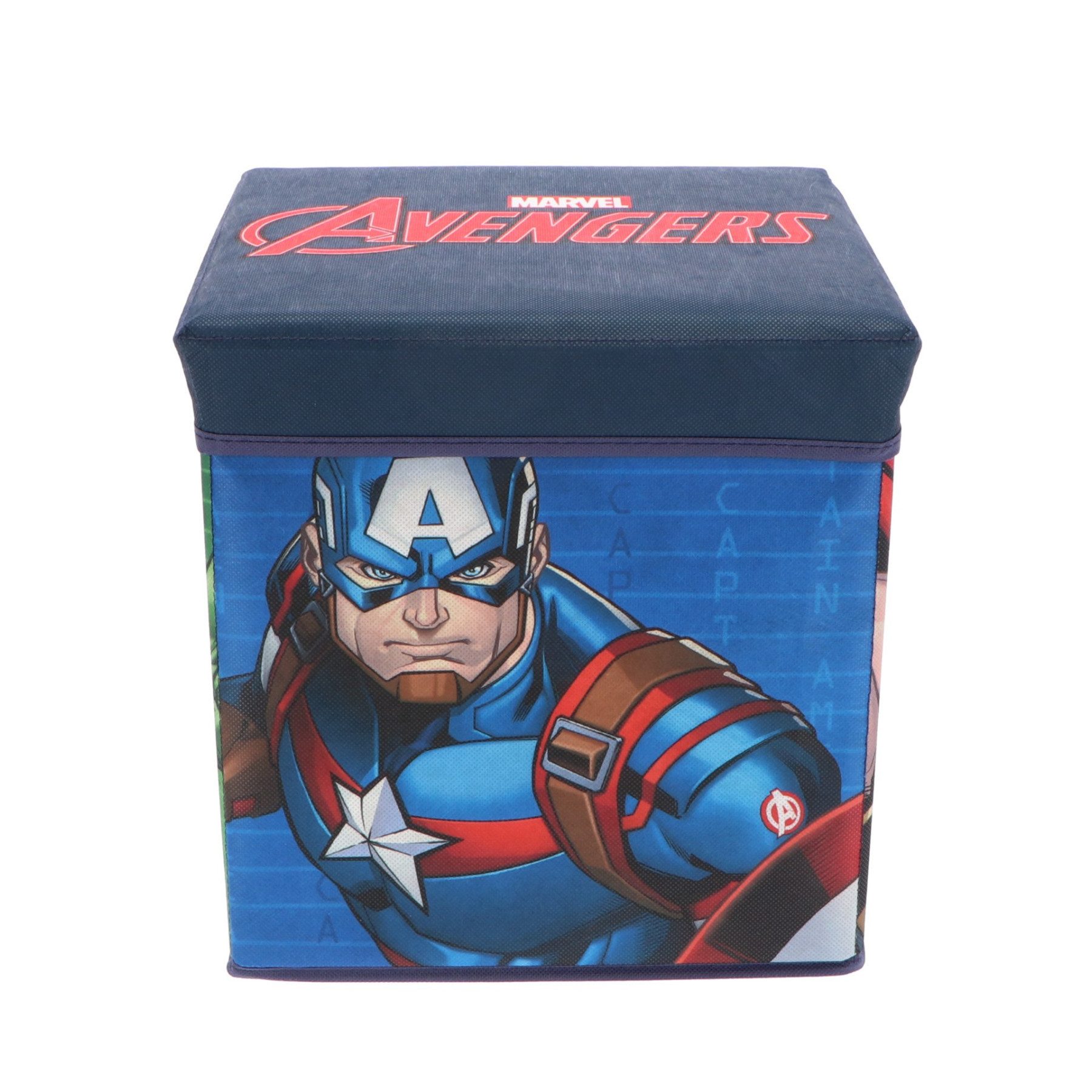 The AVENGERS Aufbewahrungsbox Aufbewahrungsbox mit Sitz Stuhl 30x30x30 cm f günstig online kaufen
