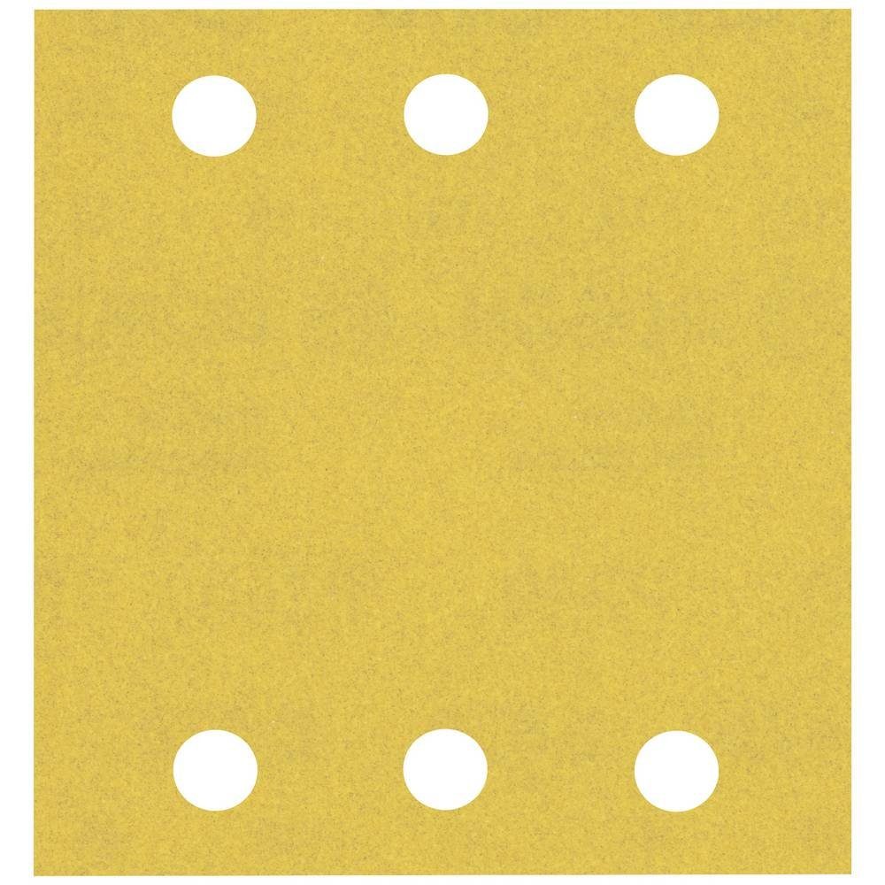 BOSCH Schleifpapier Schleifpapier mit 6 Löchern für Schwingschleifer, 115 x 2608900895, gelocht