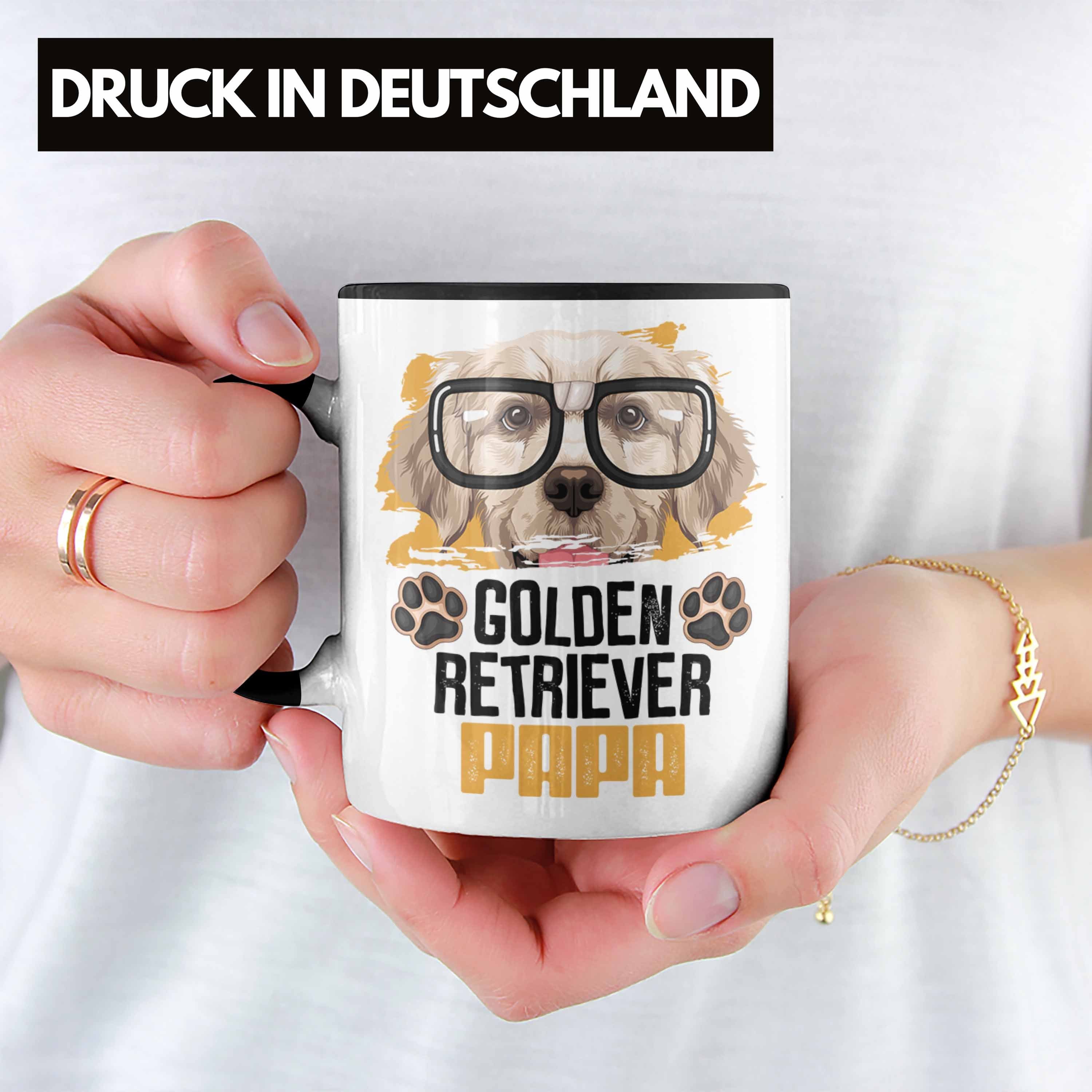 Geschenk Papa Tasse Spruch Golden Tasse Trendation Lustiger Geschenk Schwarz Retriever Besitzer