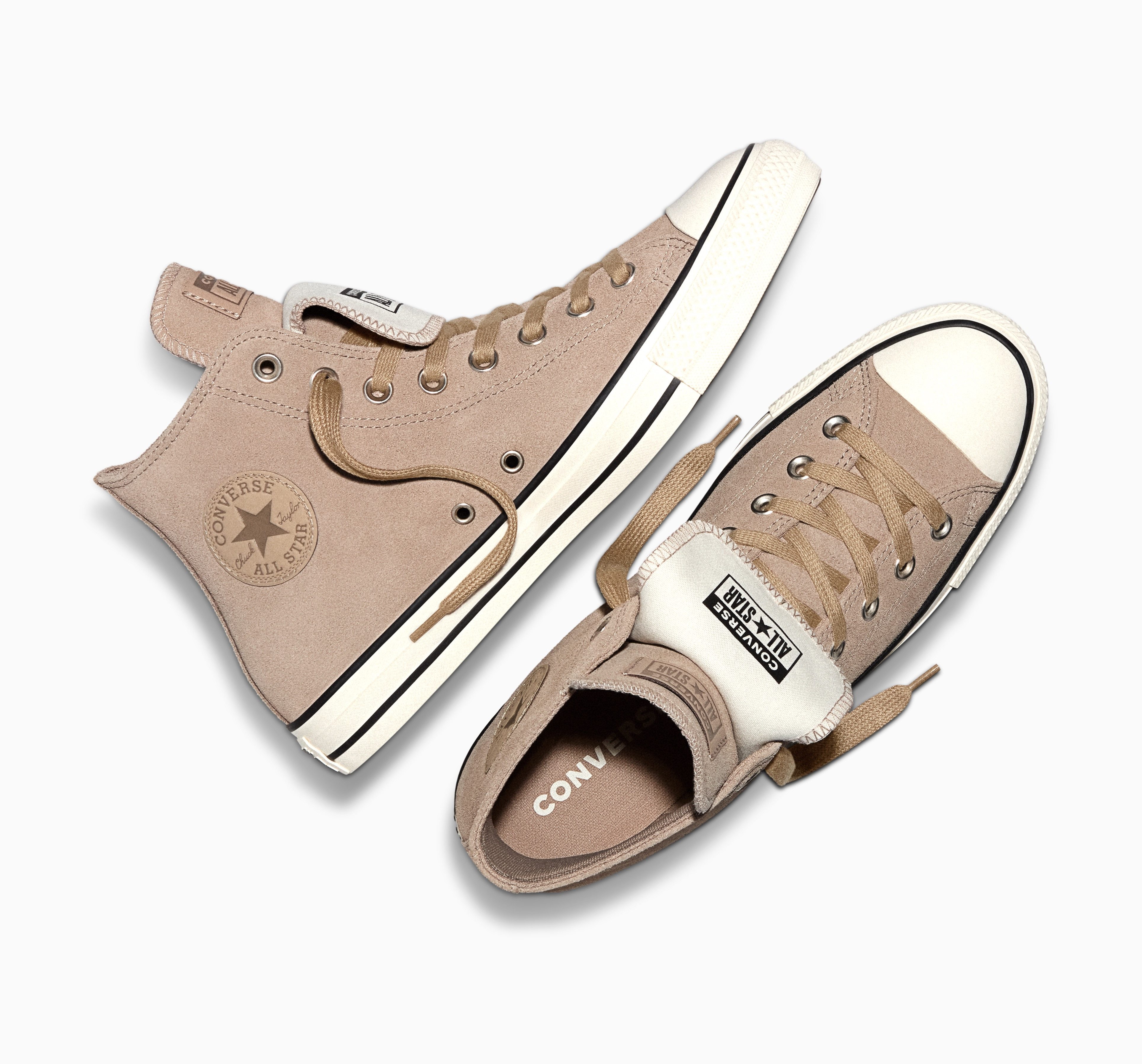 Converse CHUCK TAYLOR ALL STAR SUEDE Sneaker aus Wildleder, zweifarbige Laces – Bild 4 von 5