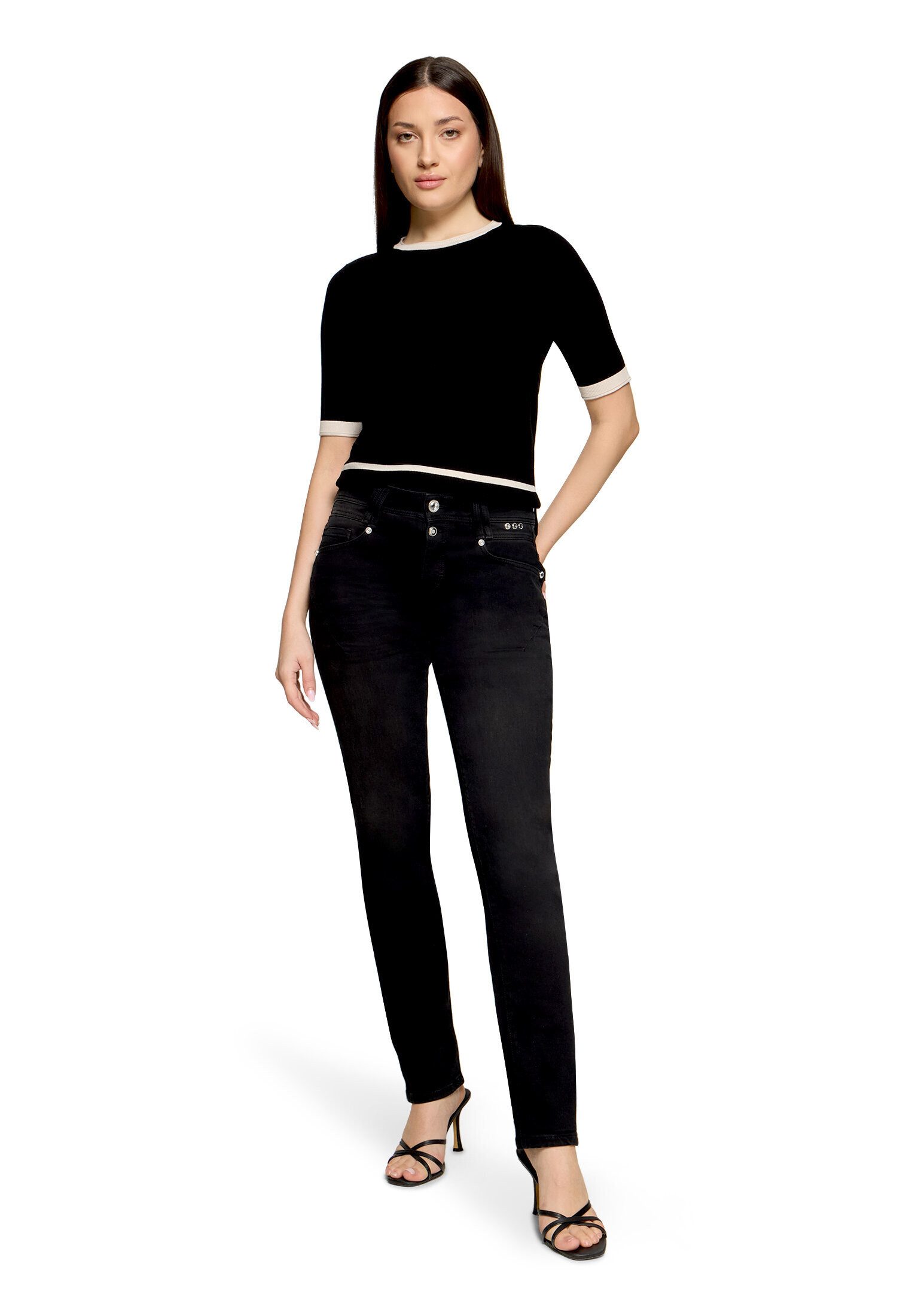 Betty Barclay Boyfriend-Jeans Damen mit Nieten