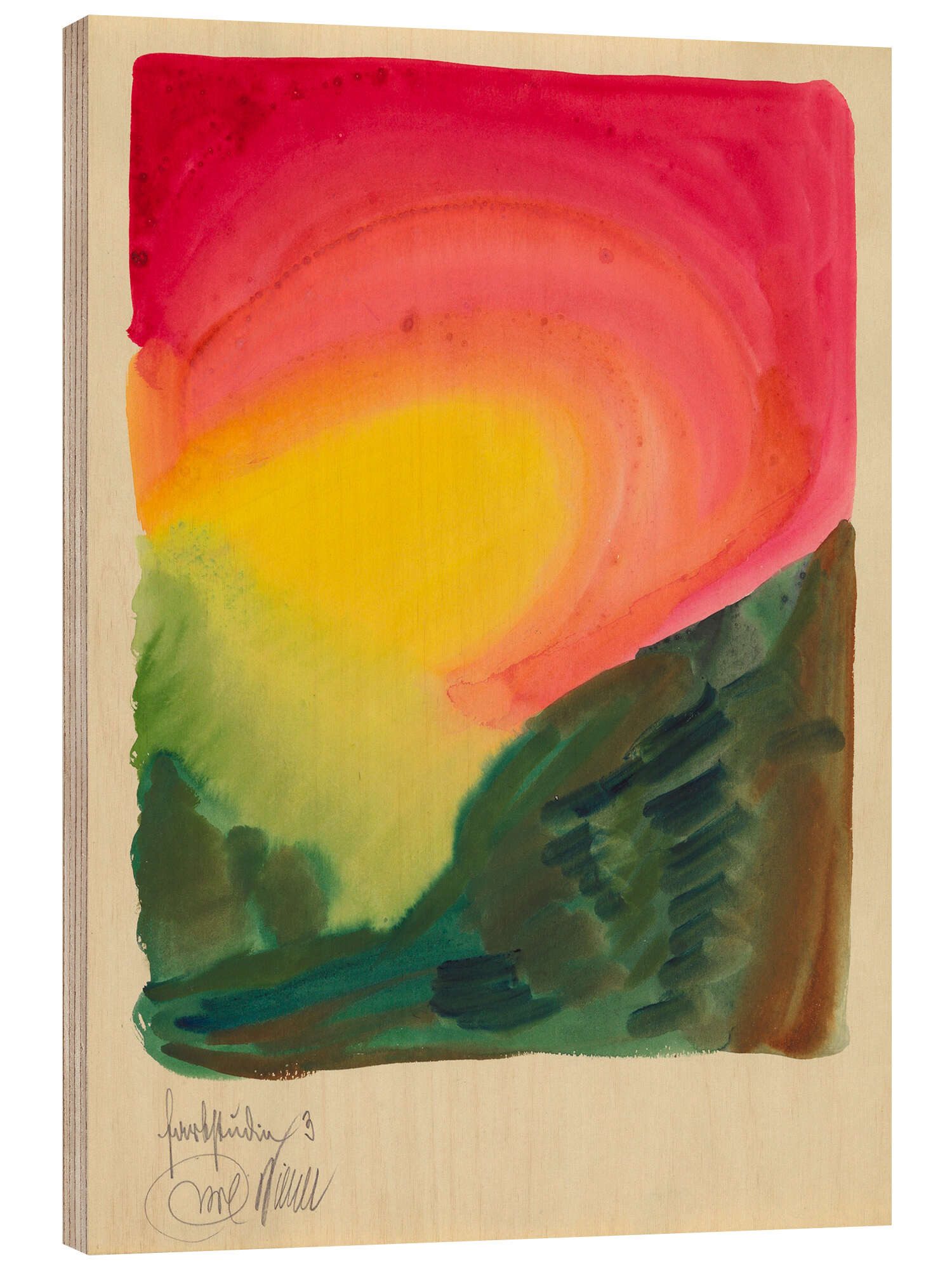 Posterlounge Wandbild Abstract Colour Study III, Karl Wiener, erhältlich als Poster, Leinwandbild, Wandsticker oder Acrylglasbild