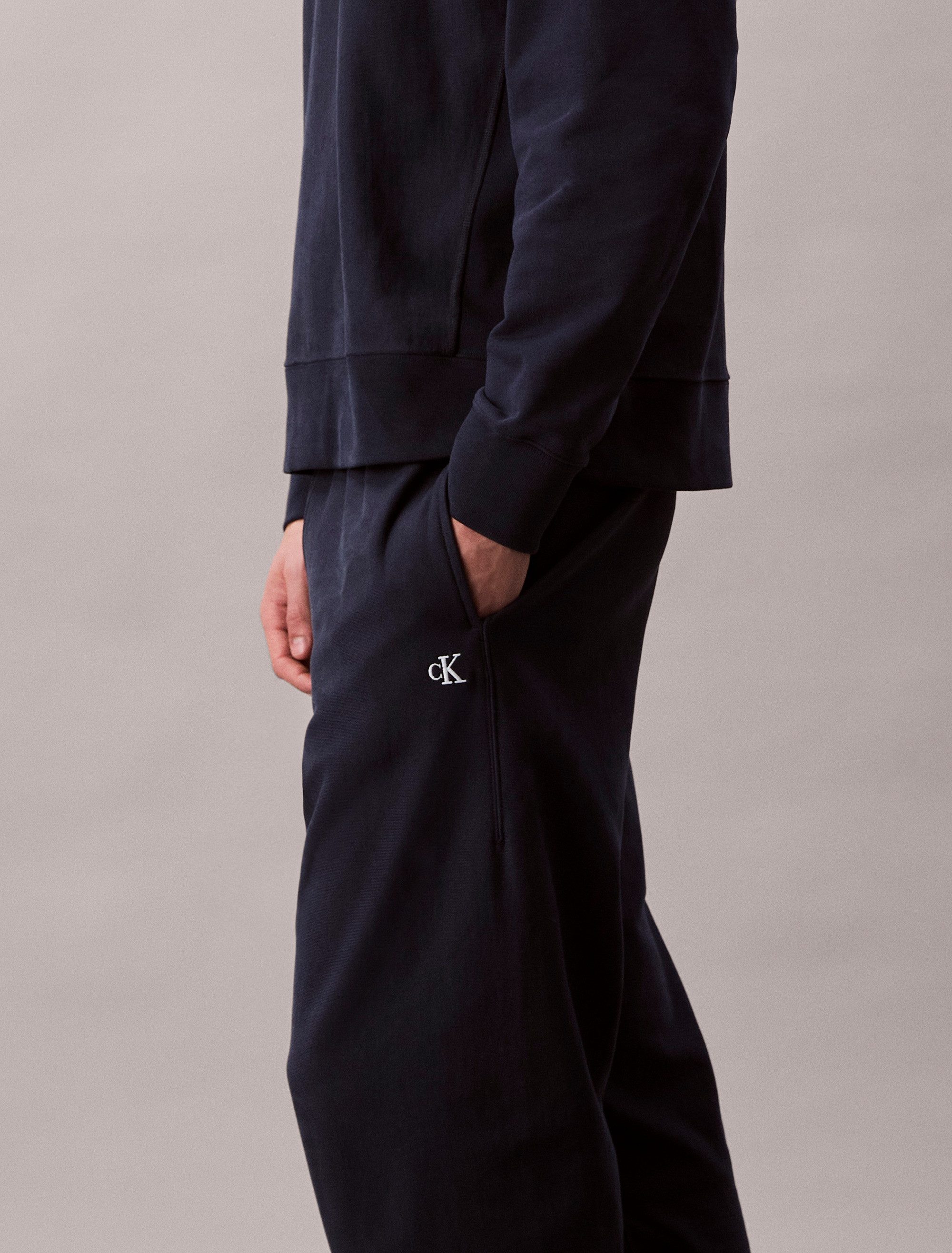 Calvin Klein Jeans Sweathose PREMIUM TERRY MONOGRAM JOGGER Mit elastischem Bund