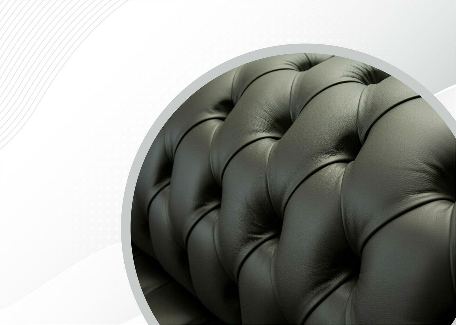 JVmoebel in Design Sofa Chesterfield Leder Sofa Sofas Sitzer Couchen Made Europe Polster Relax, 2
