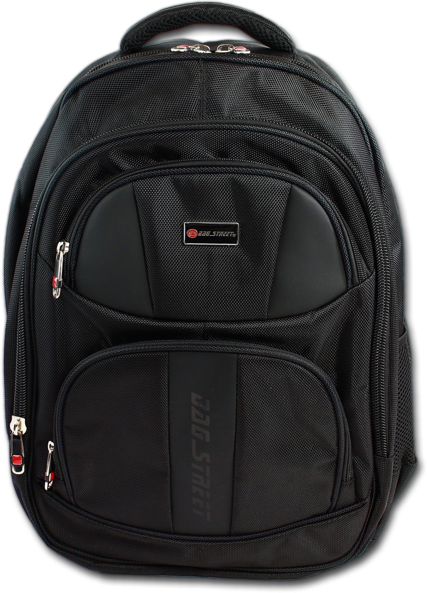 BAG STREET Cityrucksack Bag Street Synthetik Rucksack (Businessrucksack, Businessrucksack), Herren, Jugend Businessrucksack schwarz, Größe ca. 30cm