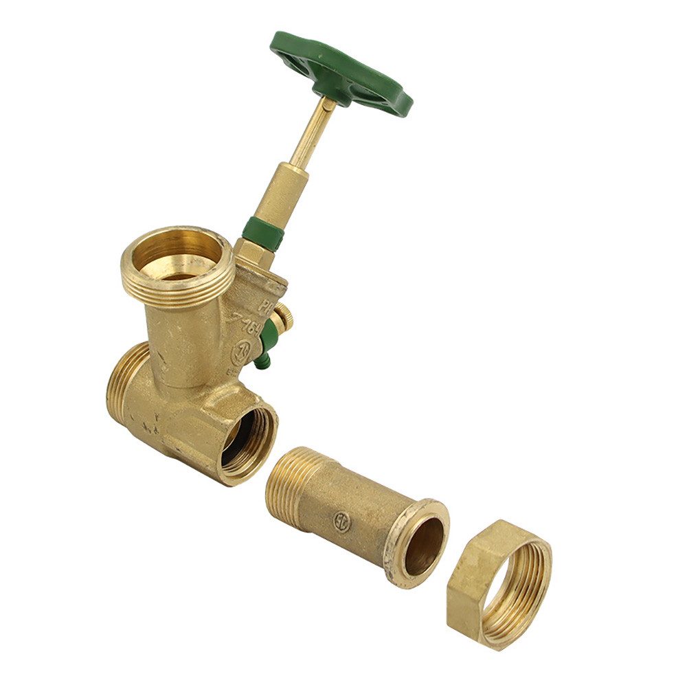 Schlösser Absperrventil Abzweig T-Ventil DN25 auf 1 x 1 1/2" steigende Spindel