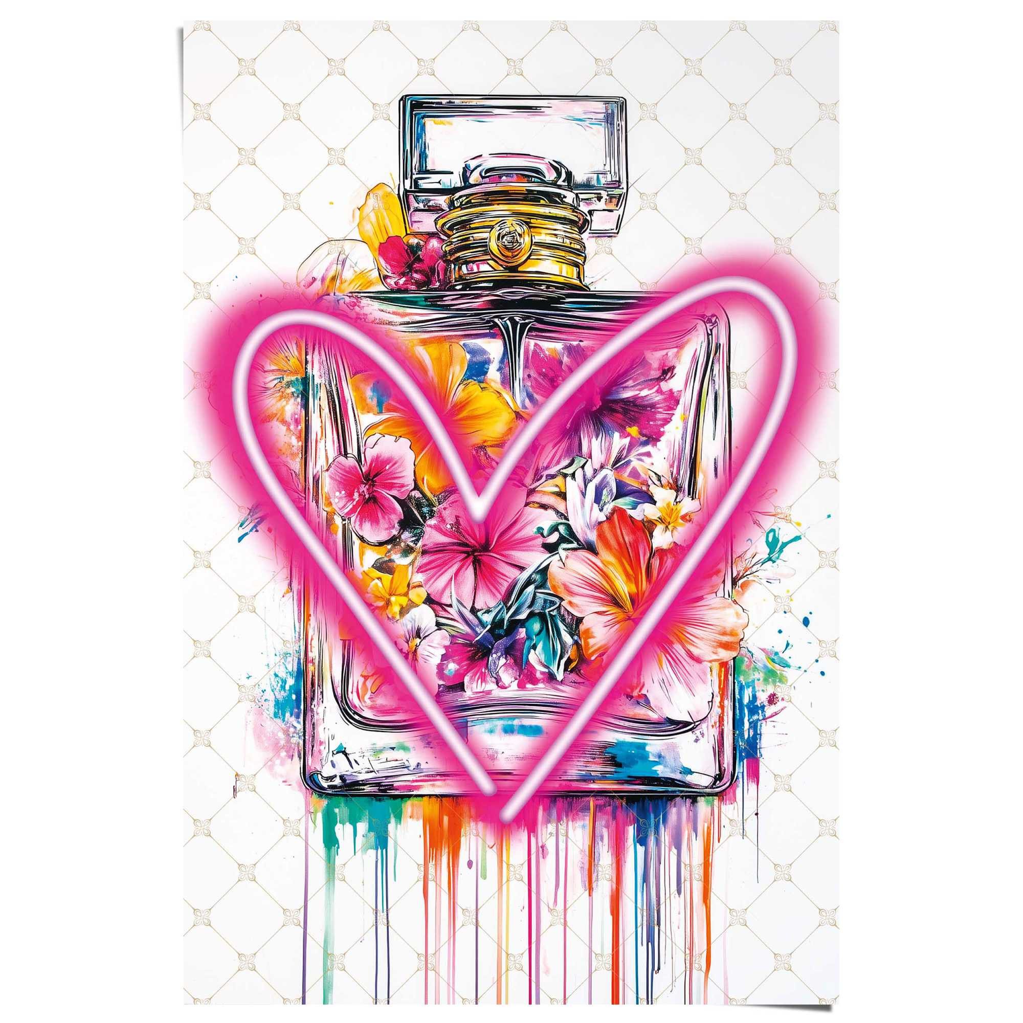 Reinders! Poster Bottle Love, Teenager Zimmer - Mehrfarbig - 150 gr. Papier - Street Art - 61x91,5cm