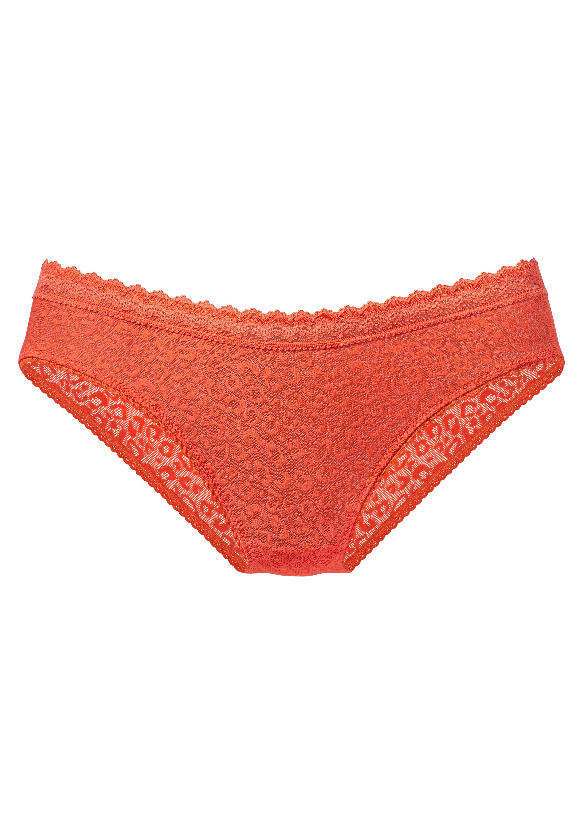 Vivance by Lascana Jazz-Pants-Slip aus Spitze mit Leo-Optik