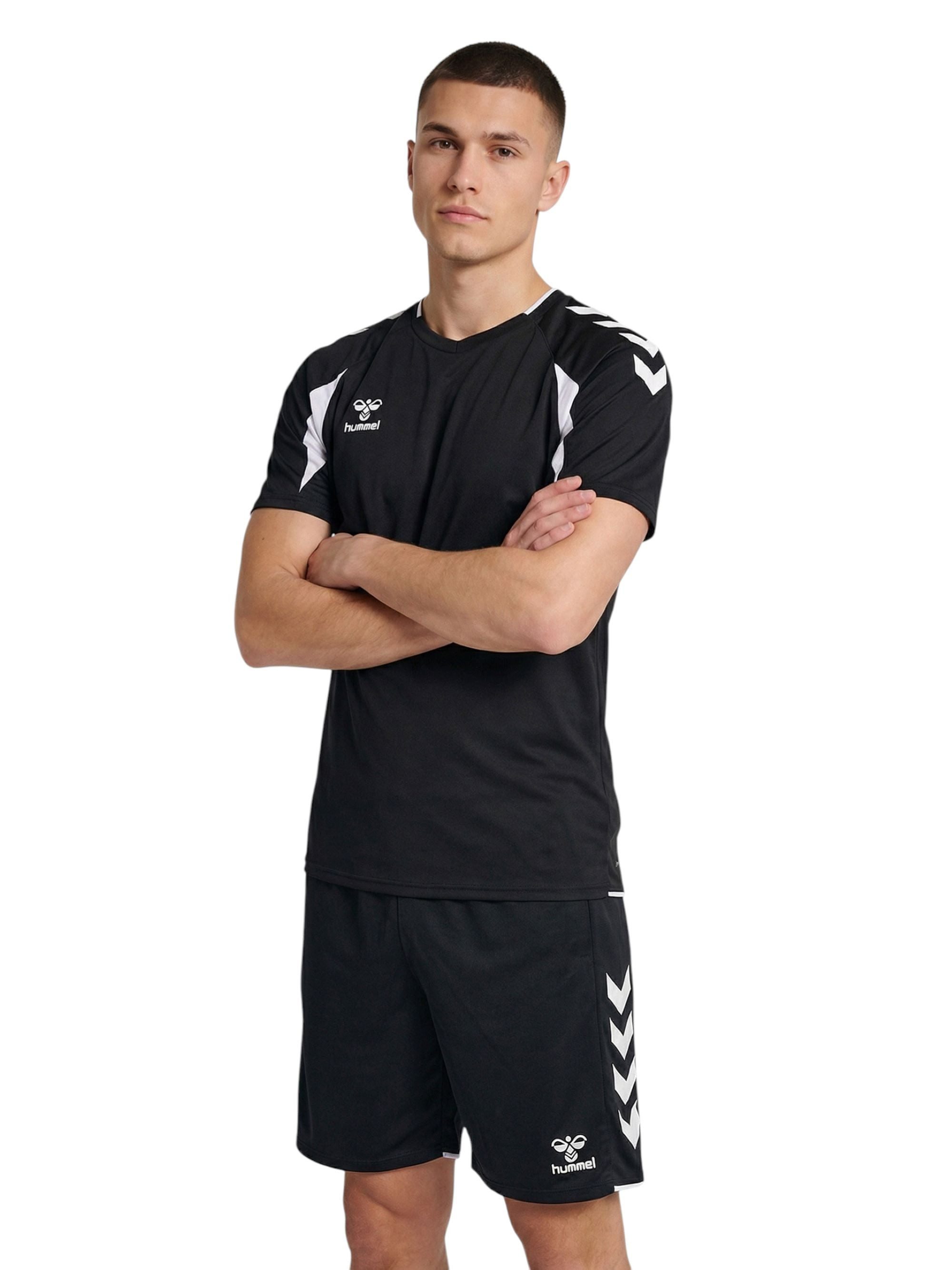 hummel T-Shirt Sport-Shirt hmlCORE 2.0 (rec. Polyester, optimale Bewegungsfreiheit)