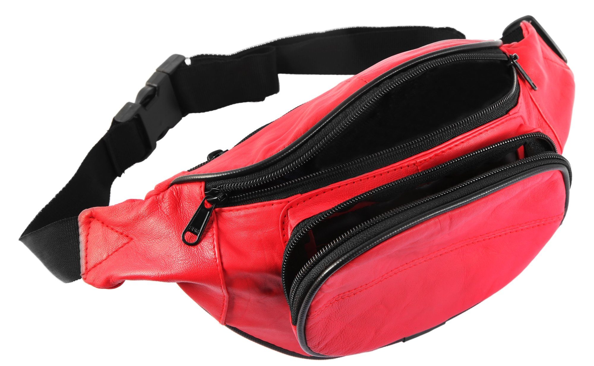 STEINMEISTER Bauchtasche Kiyam Unisex Hüfttasche Gürteltasche aus Echtleder