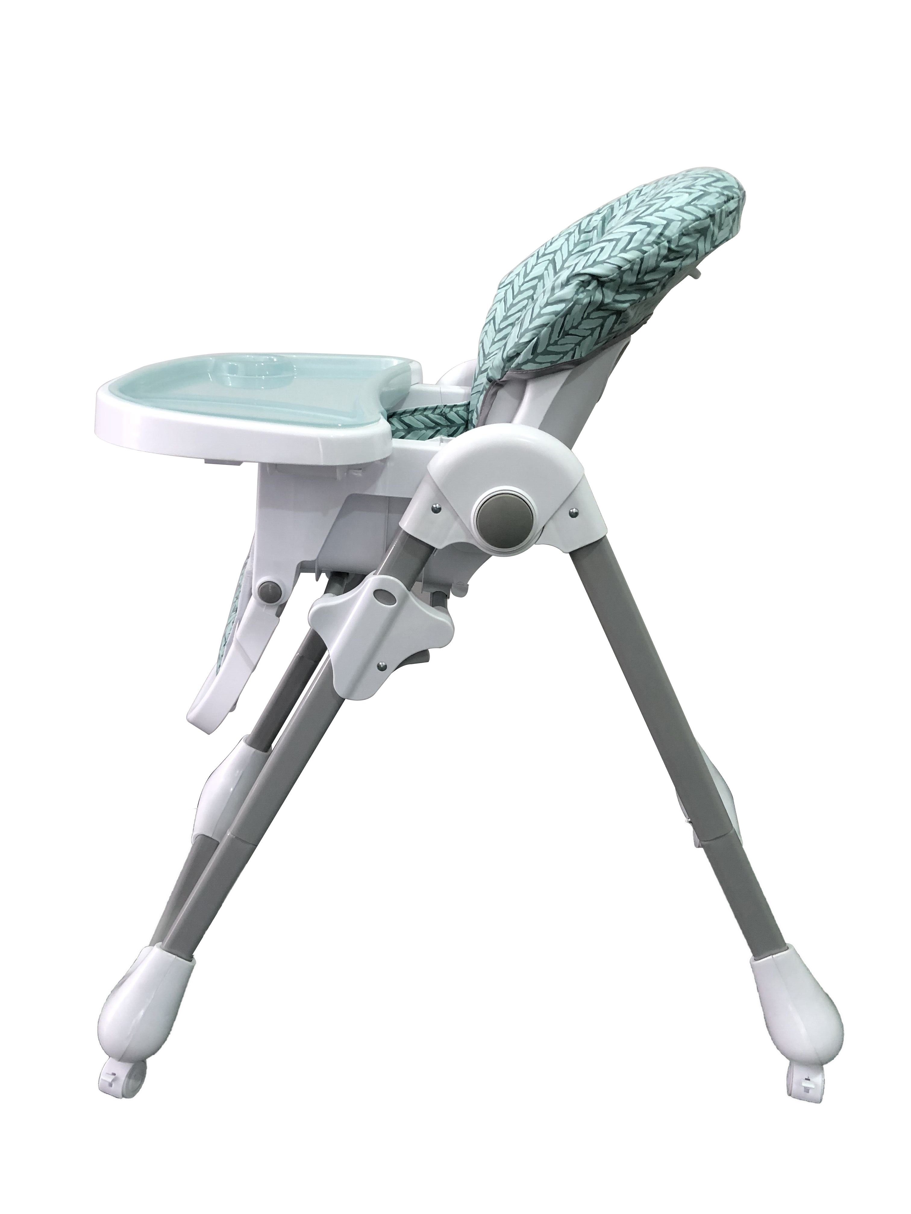 Rahmen Verstehllbar rostbeständigem Green Baby aus Yalion Kinderhochstuhl-Kindersitz Hochstuhl Hochstuhl Doppeltablett, Metall