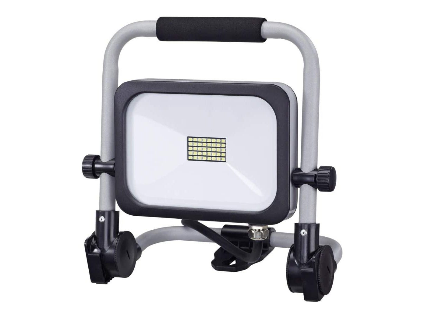 REV Baustrahler, LED fest integriert, Tageslichtweiß, LED Werkstattlampe, Arbeitslampe Handlampe Bauleuchte IP 54, 20 Watt
