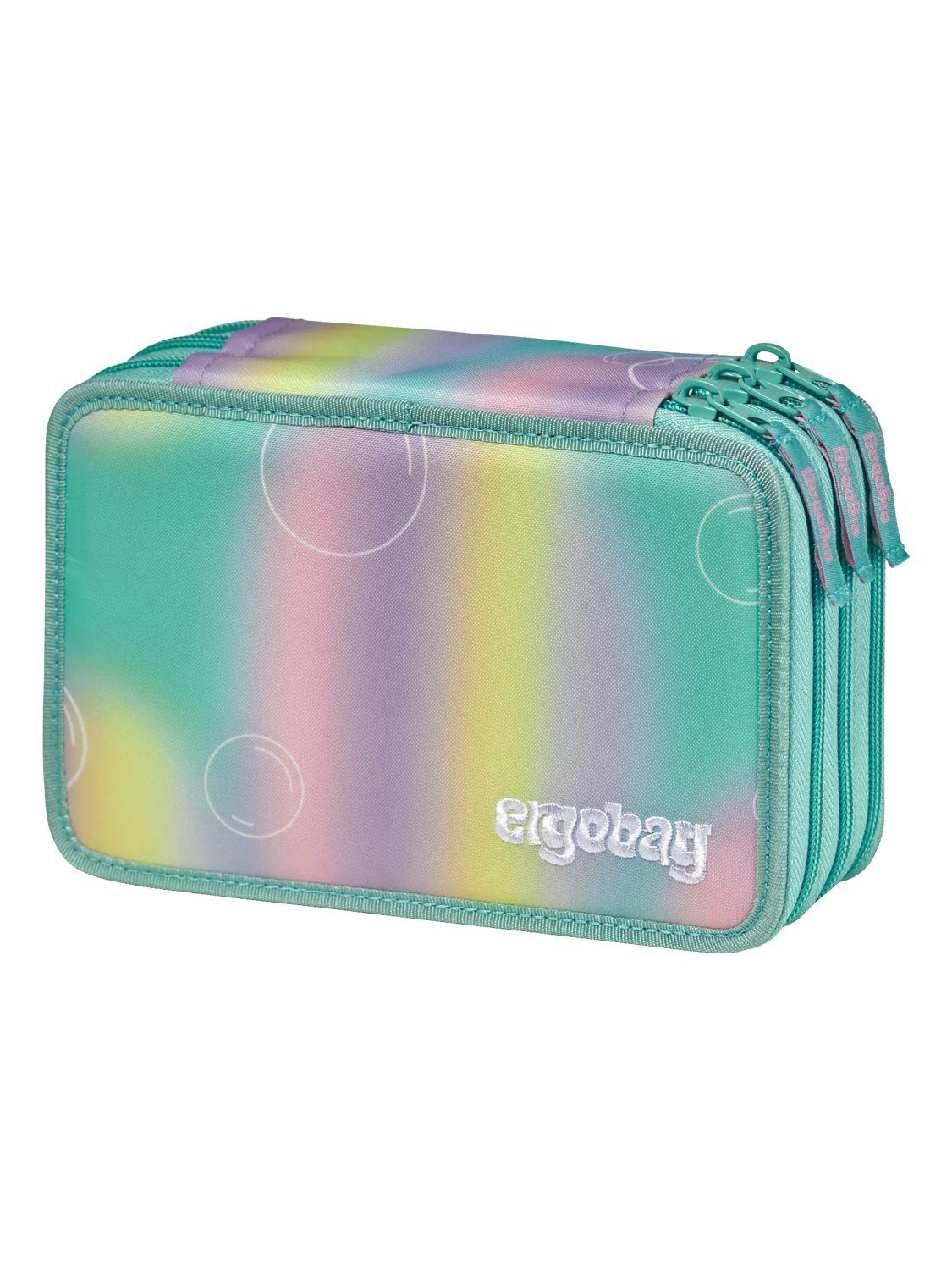 ergobag Federmäppchen Maxi Mäppchen, (41-tlg), mit Stiften befüllt