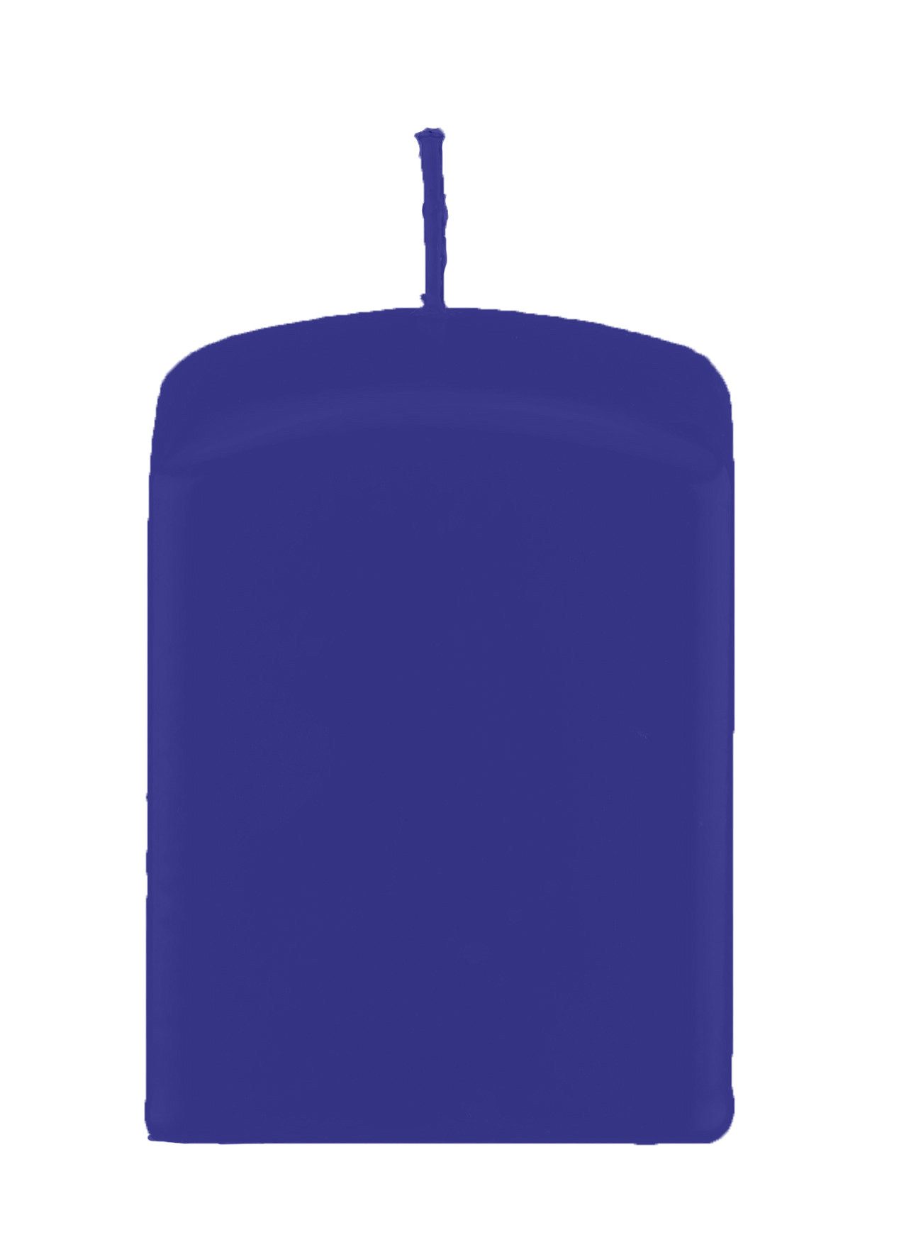 Kopschitz Kerzen Stumpenkerze Quader Kerzen, Quadratische Kerzen Royalblau 80 x Ø 60/60 mm, 16 Stück