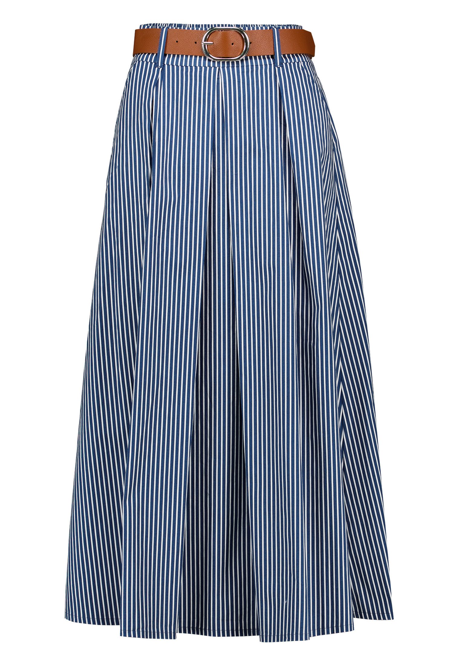 Zero Maxirock Damen mit Gürtel Gürtel