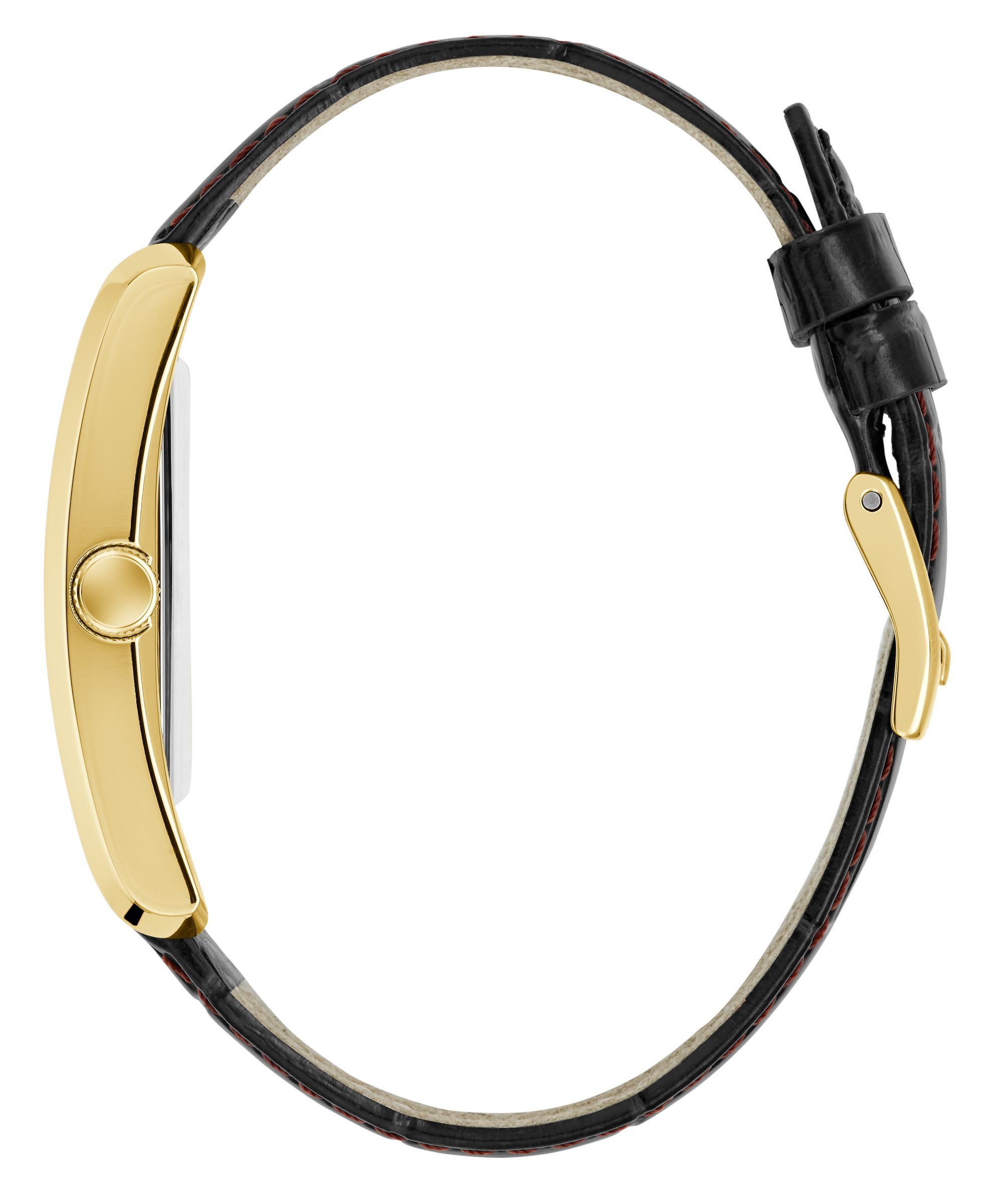 Guess Quarzuhr GUESS-CLYDE GW1003G3, Armbanduhr, Herrenuhr, Lederarmband, analog