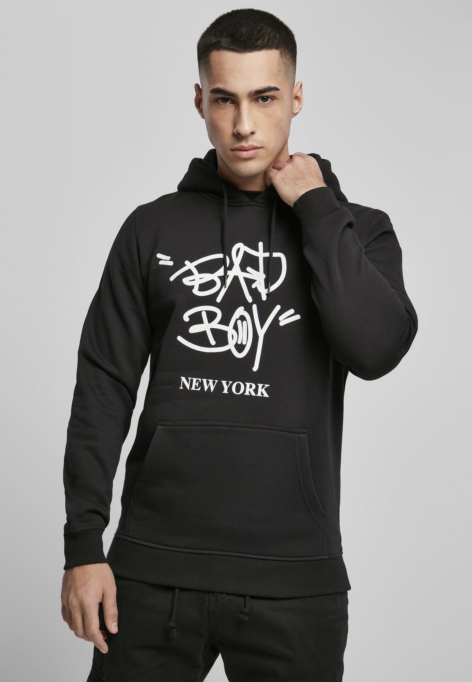 MisterTee Sweater Herren Bad Boy New York Hoodie (1-tlg)