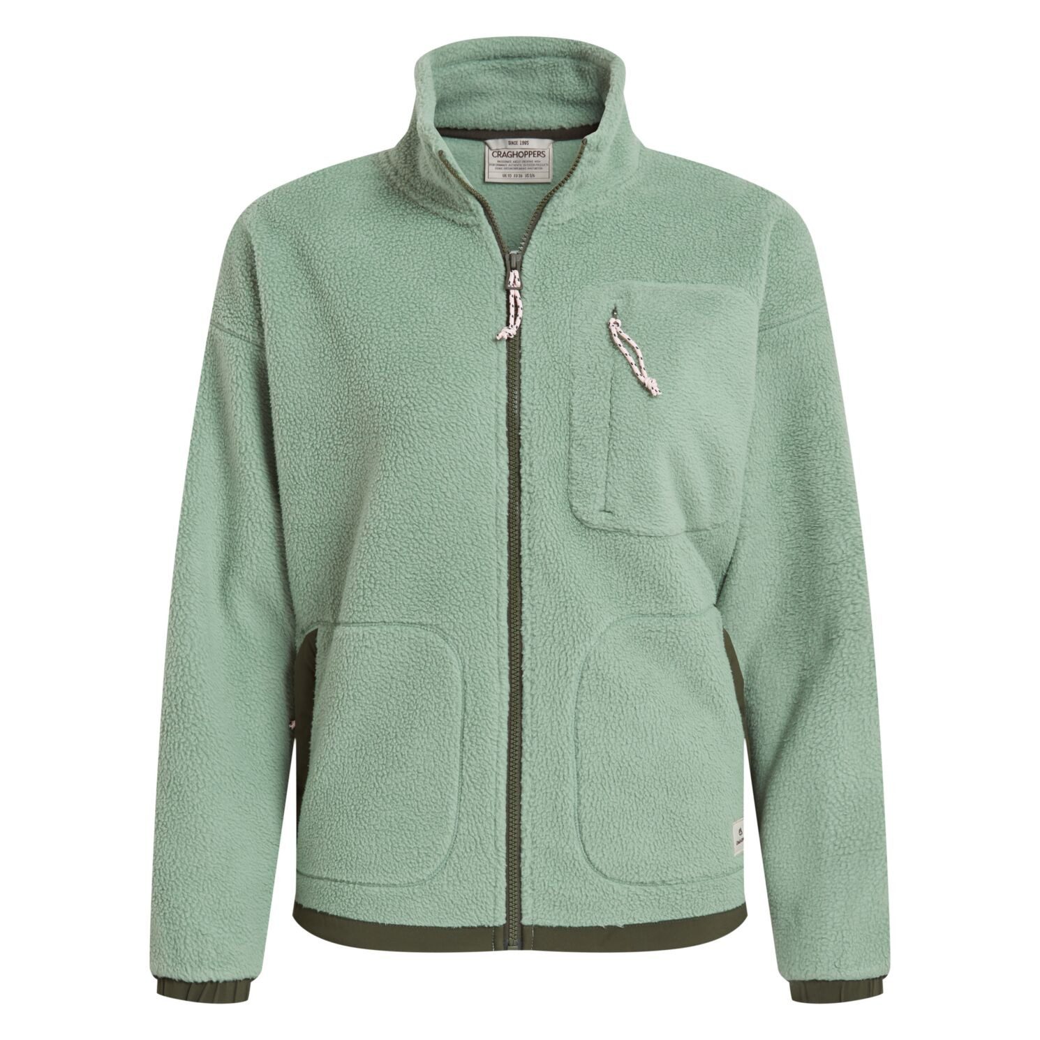Craghoppers Trekkingjacke Craghoppers - Damen Microfleece Jacke Fleecejacke Sanaa, green