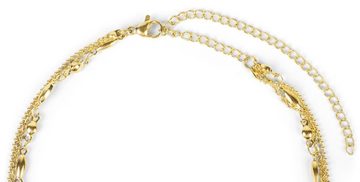 styleBREAKER Edelstahlkette (1-tlg), 3-reihige Layer Halskette mit Kreis, Ring und Stern Anhänger