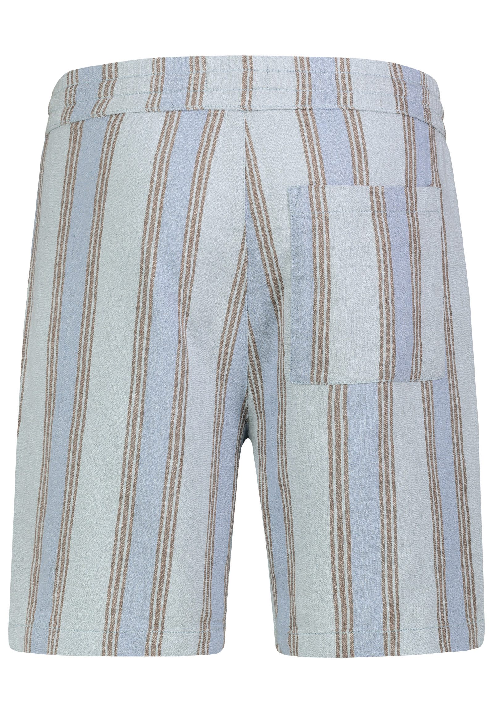 SUBLEVEL Chinoshorts Gestreiftes Design mit Gesäßtasche Striped Bermuda günstig online kaufen