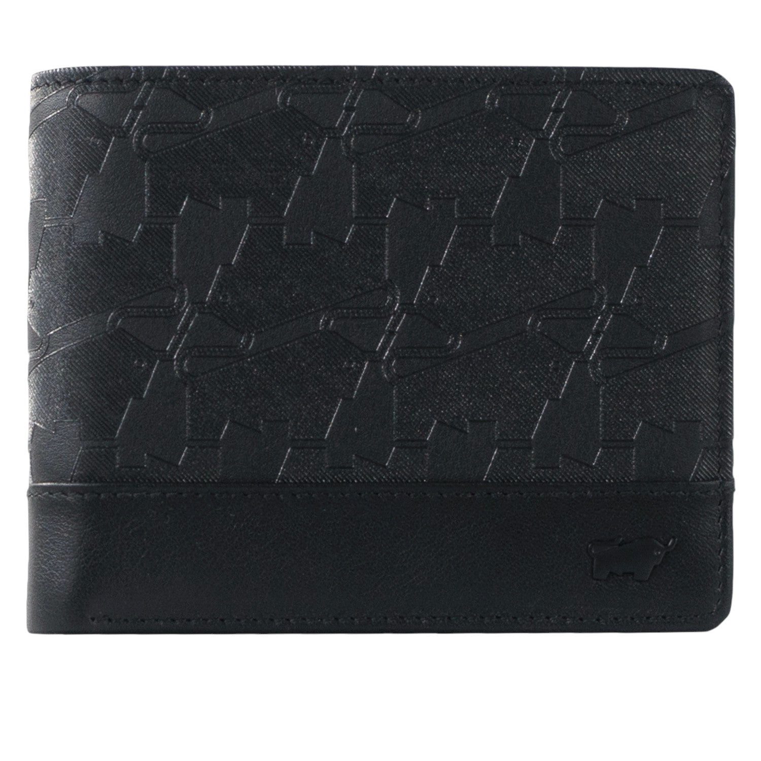 Geldbörse LEON RFID Geldbörse 4+3 Kartenfächer schwarz