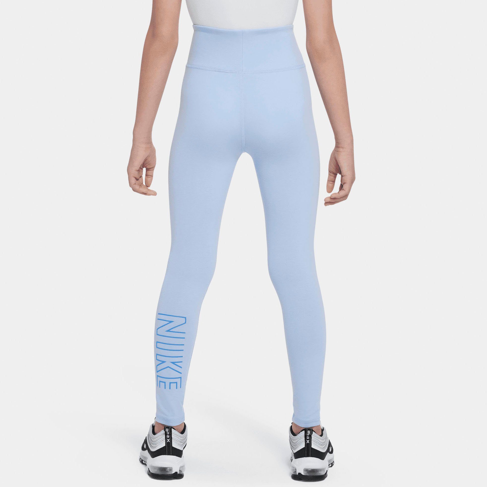 Nike Sportswear blau FAVORITES Leggings SW LGGNG G HW NSW