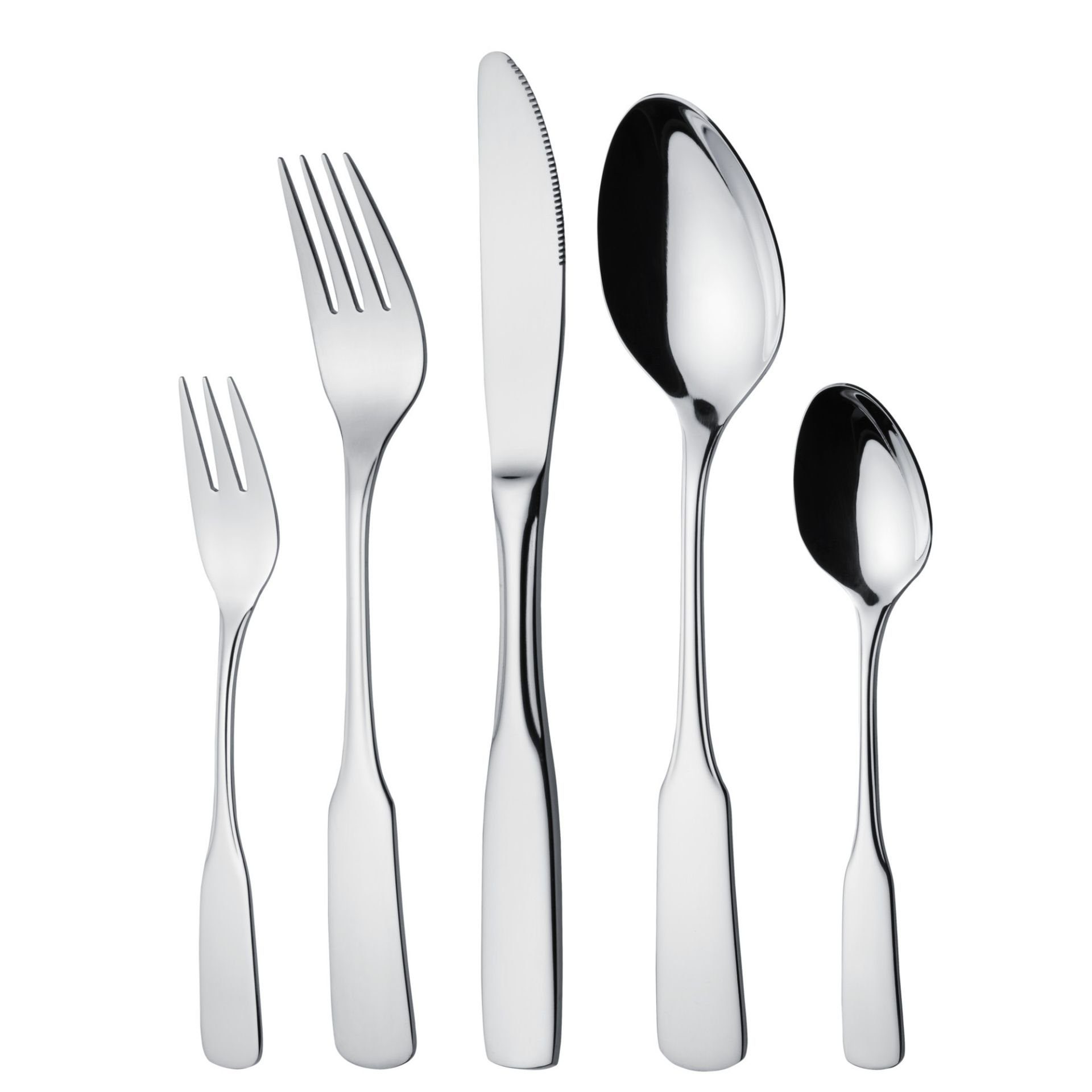 GRÄWE Besteck-Set Tafelbesteck Spaten, für 6 Personen, 30-tlg. aus Edelstahl 18/10, 6 Personen, ideal für Alltag, Familie, Gäste & festlich gedeckte Tafeln