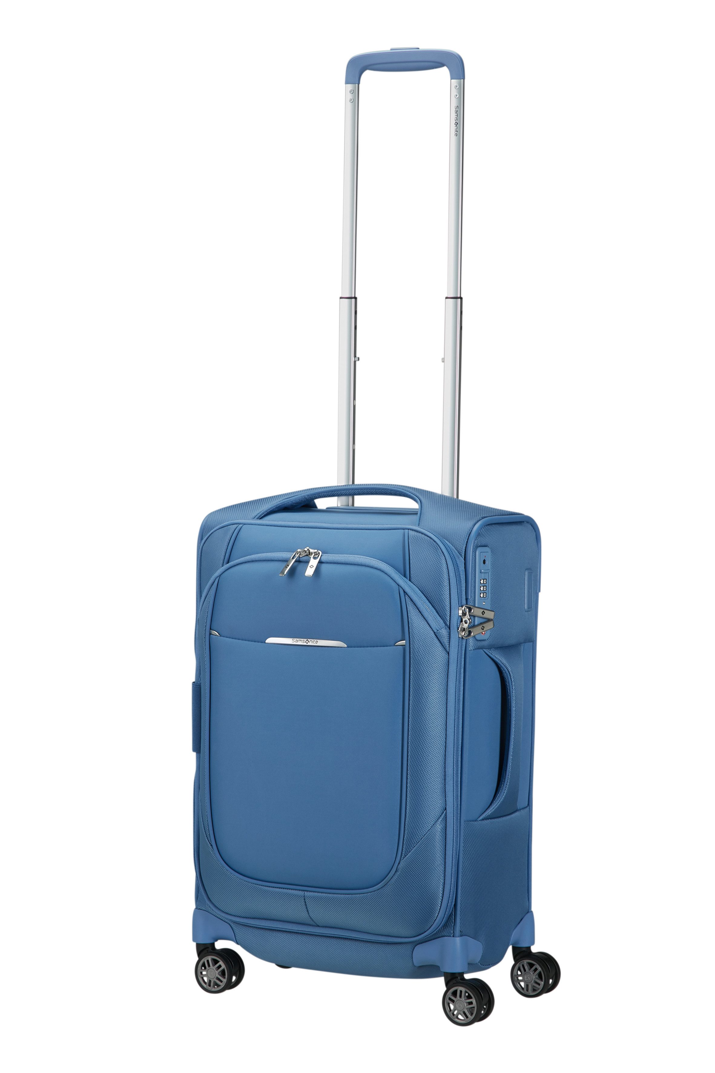 Samsonite Weichgepäck-Trolley RE-LITE, verschiedene Größen und Farben, 4 Rollen, mit arretierbarem und versenkbarem Druckknopf-Trolleysystem