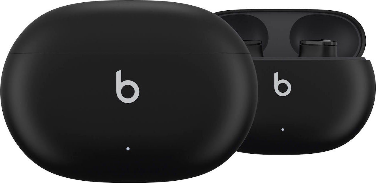 Beats by Dr. Dre Buds Beats Noise Steuerung kompatibel Anrufe mit integrierte (Active In-Ear-Kopfhörer Studio Cancelling und Siri, Siri, mit Kabellose - für Geräuschunterdrückung) (ANC), Musik, Bluetooth, Transparenzmodus, schwarz