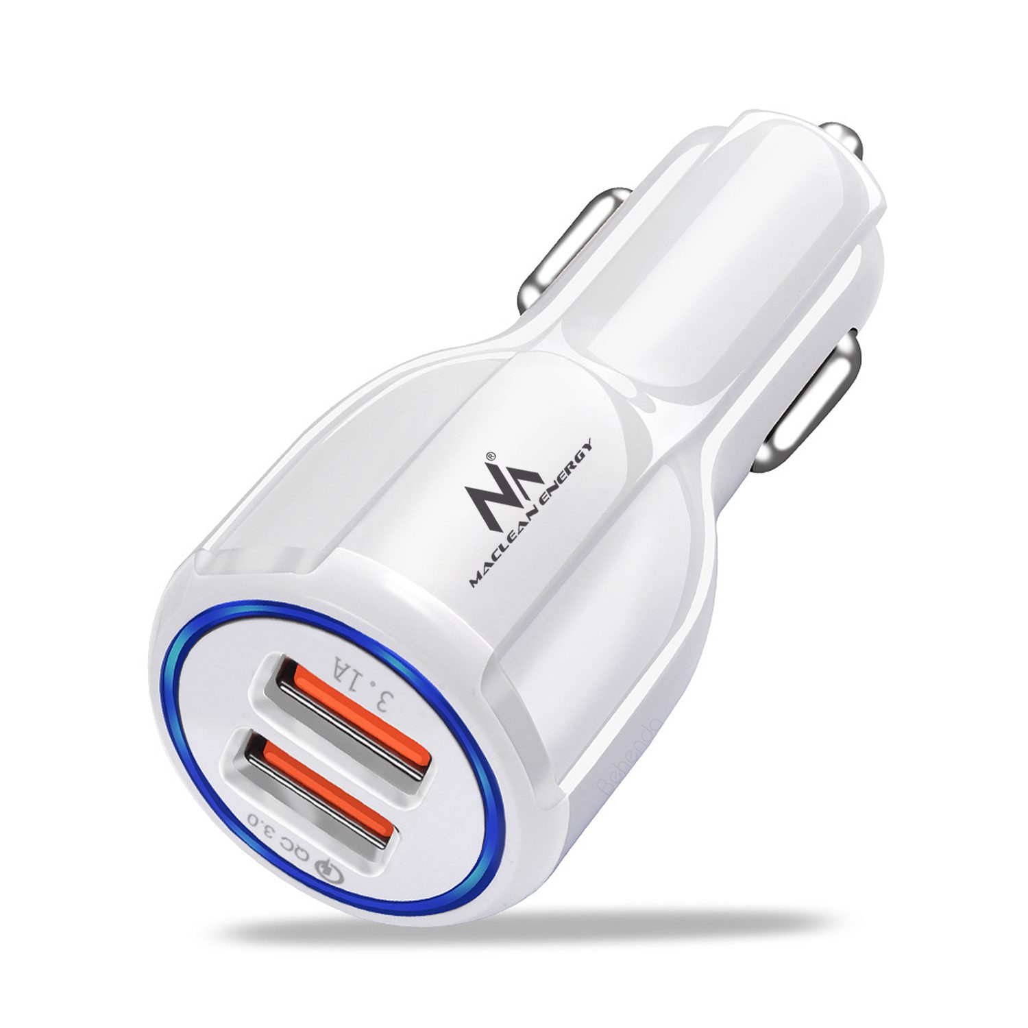 Maclean MCE478 USB-Ladegerät (Auto Schnellladegerät mit 2-fach USB QC3.0)