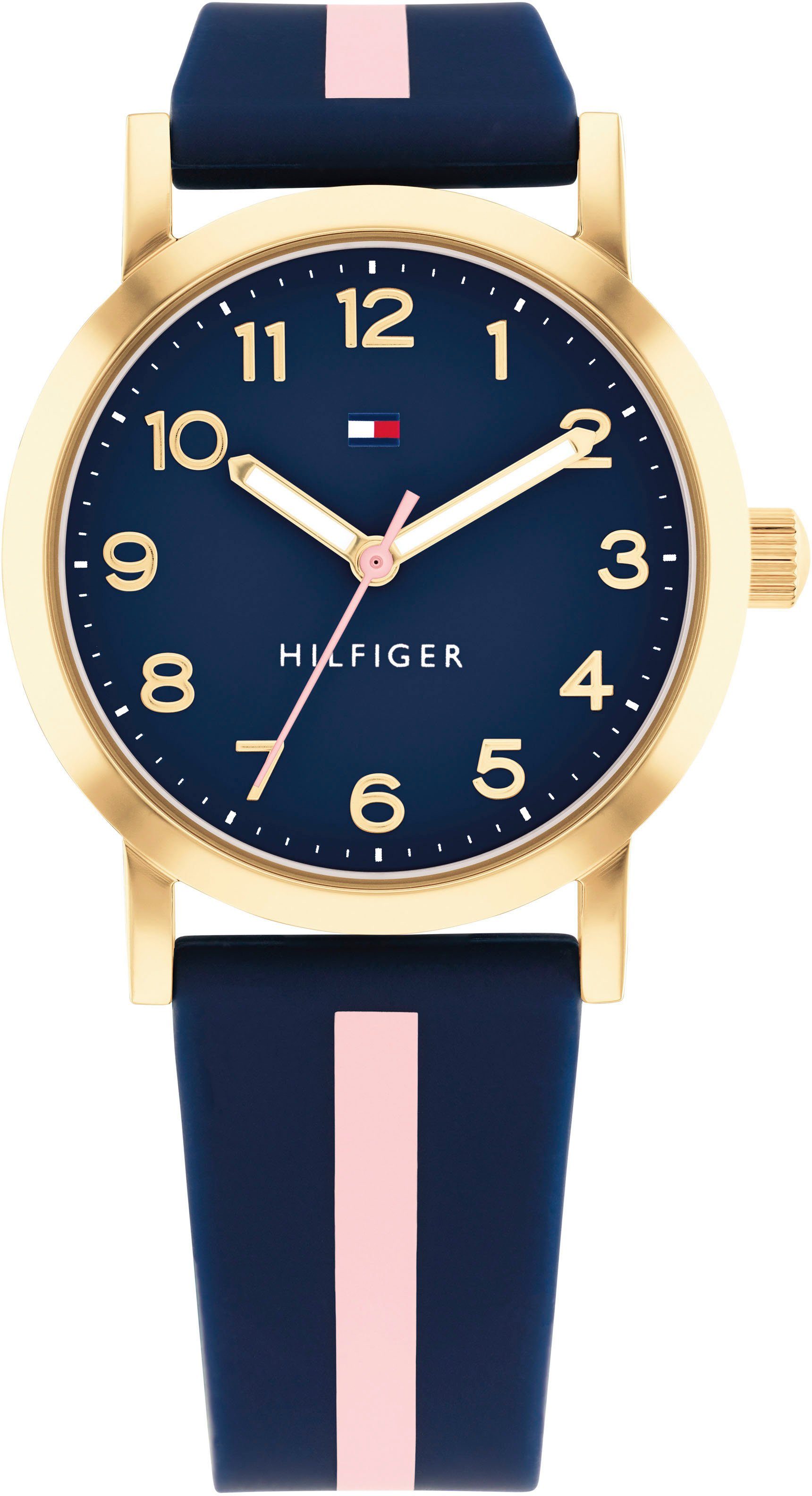 Tommy Hilfiger Quarzuhr SPORT, 1720037, Kinderuhr, Armbanduhr, Lernuhr, Mädchen, Schulanfang, Geschenkidee