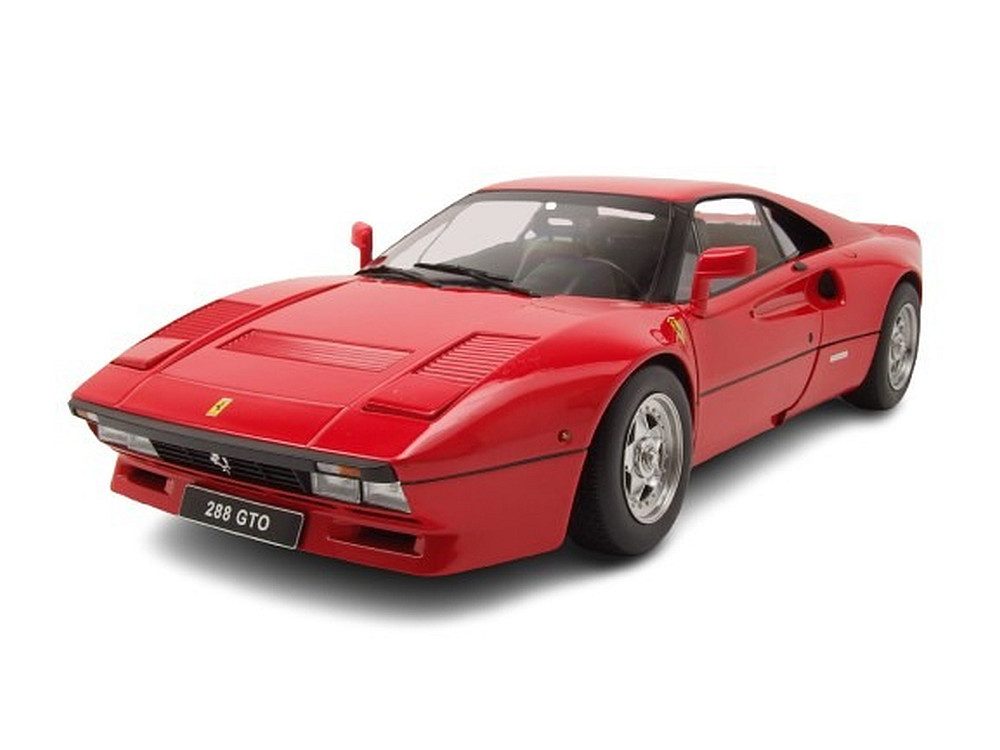 KK Scale Modellauto Ferrari 288 GTO 1984 rot, Maßstab 1:12
