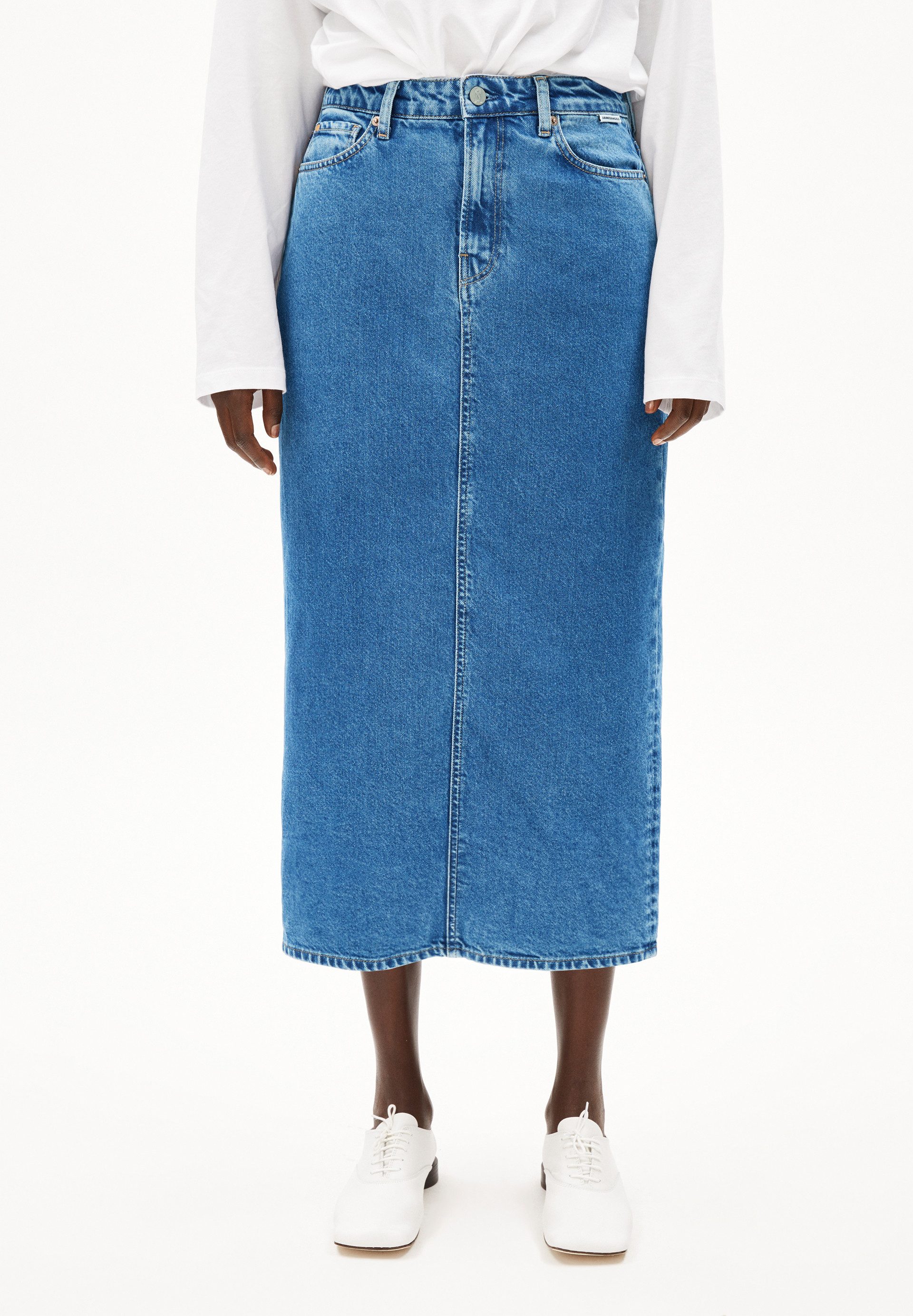 Armedangels Jeansrock KAALYKE DENIM Jeansrock aus recycelter Baumwolle Slim günstig online kaufen