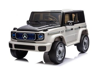 ES-Toys Elektro-Kinderauto Kinderauto Mercedes EQG AMG, Belastbarkeit 40 kg, Allrad LED-Beleuchtung Fernbedienung