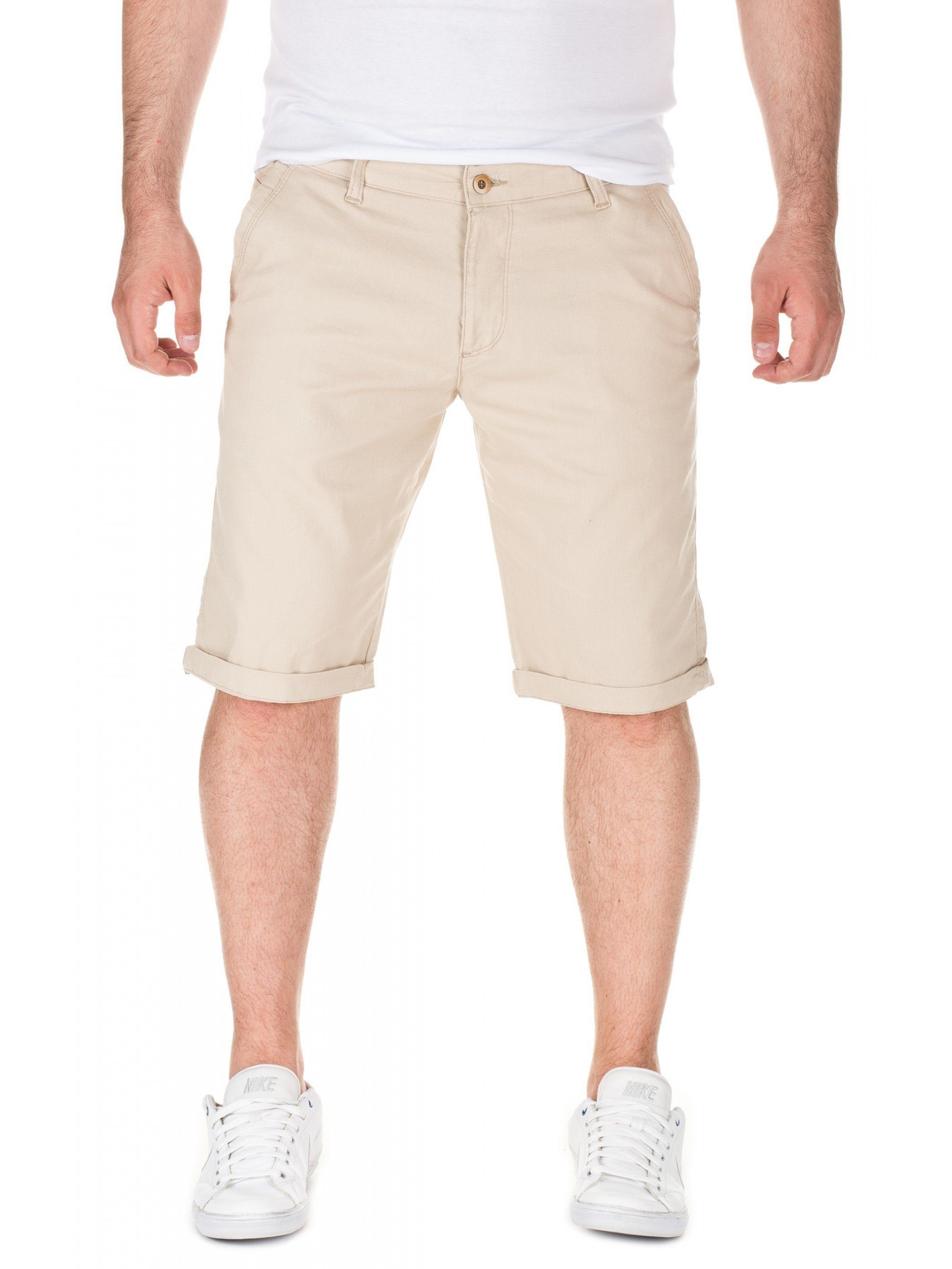 WOTEGA Shorts WOTEGA - Chino shorts Alex in Unifarbe Natur (beige 1492) | Sportshorts