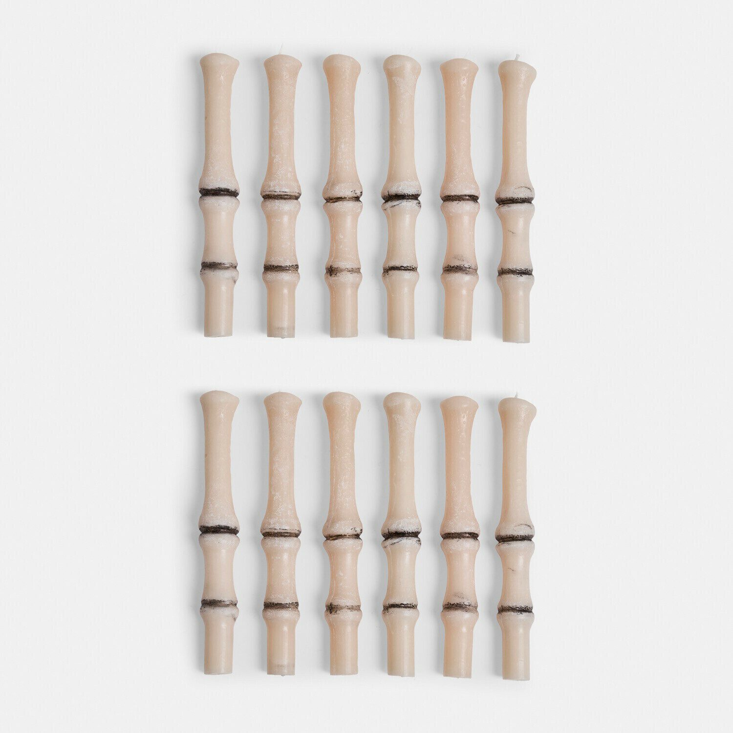 Mirabeau Stumpenkerze Kerze 12er Set Saelith creme (12er Set, 12er Set)