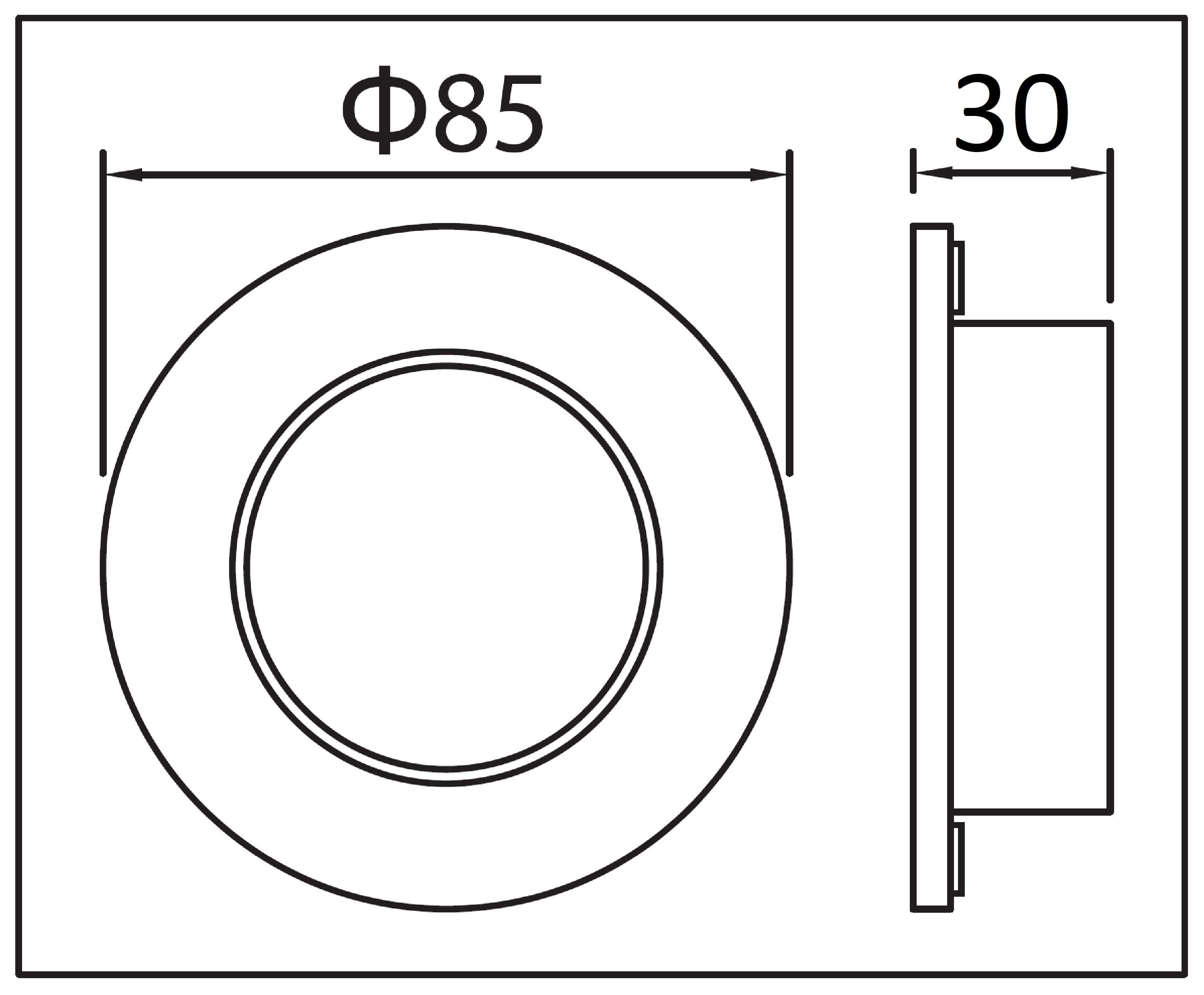 TRANGO LED Einbauleuchte, 6er Set 6729IP-062AK Einbaustrahler Rund IP44 aus Edelstahl gebürstet Badleuchte, Bad Einbauleuchte, Deckenspots, Einbauspots, Deckenleuchte inkl. 6x GU10 Lampenfassung für Bad, Sauna, Außen, Feuchtraum