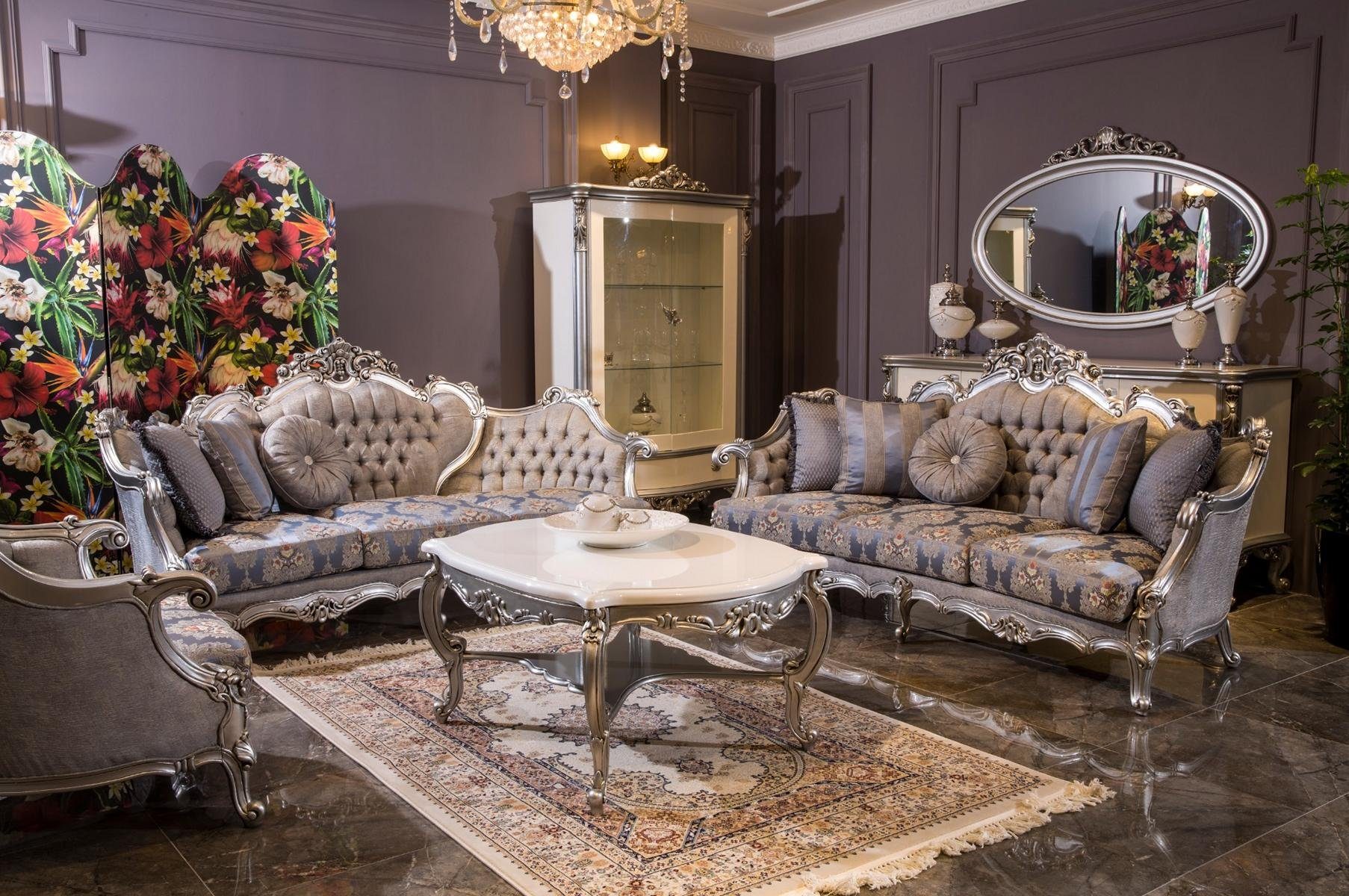 Sofa Möbel Couchen Textil Luxus Sessel, JVmoebel Polster Sessel Couch Einsitzer