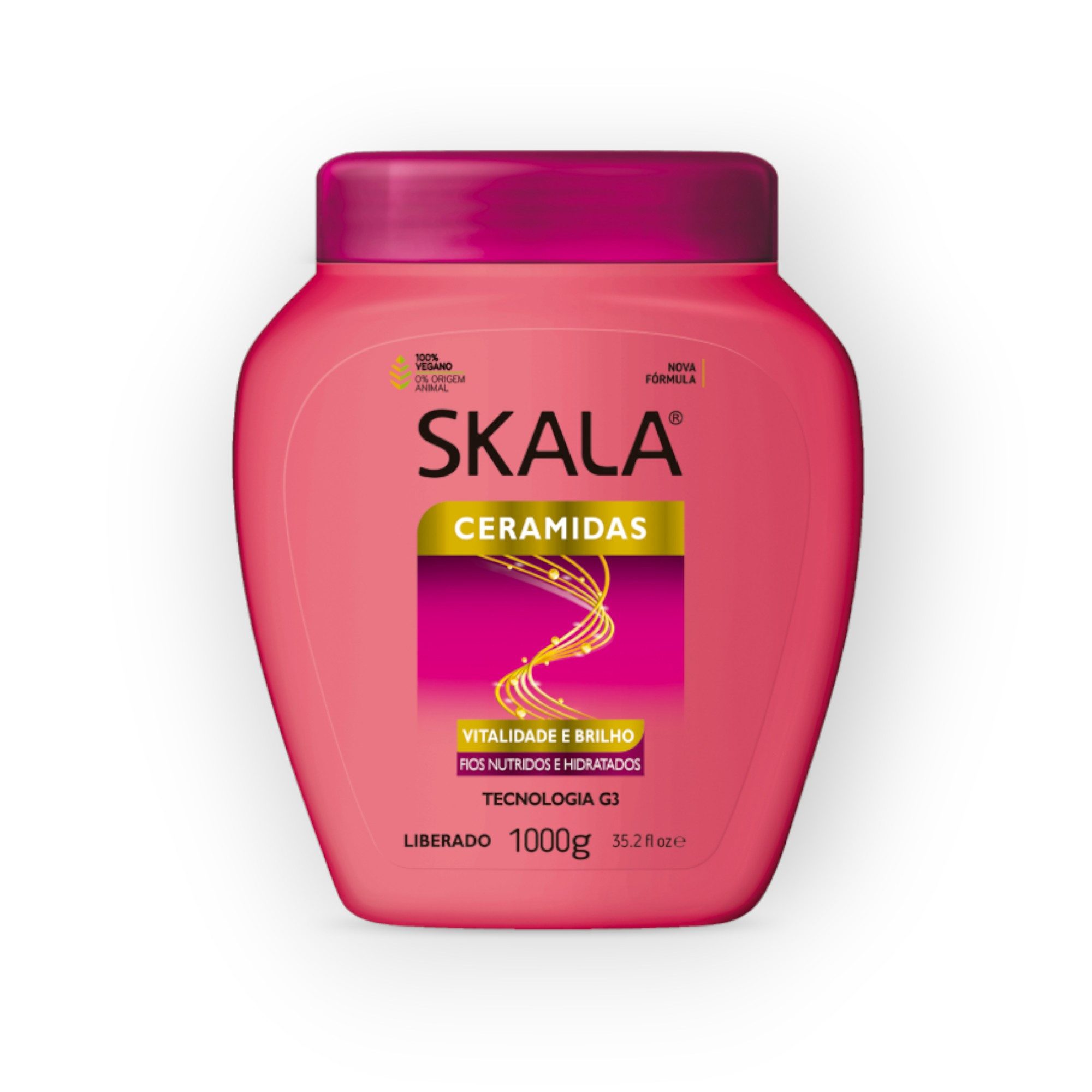 Skala Feste Haarspülung Skala Haarmaske mit Ceramiden, vegan, reparierende haarpflege