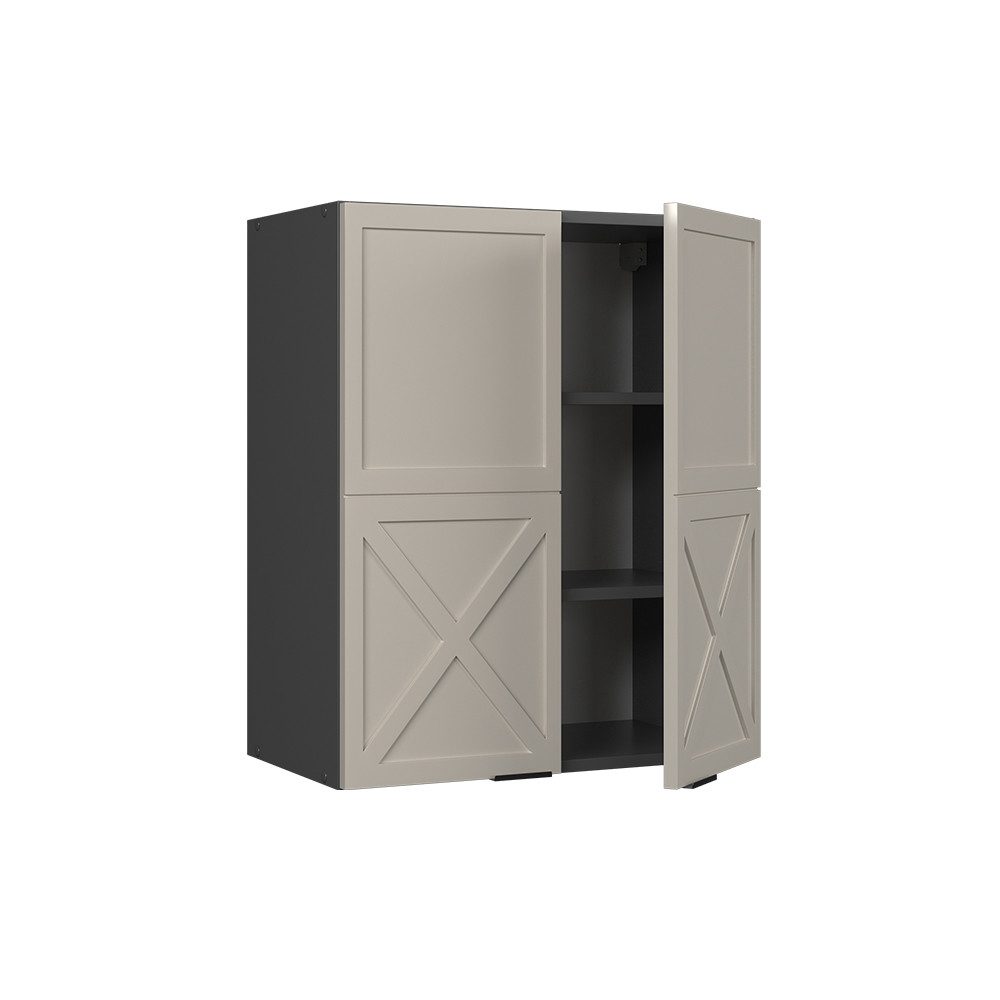 Vicco Hängeschrank Fame-Line, GrauBeige/Anthrazit, 60 cm (1-St) – Bild 4 von 5