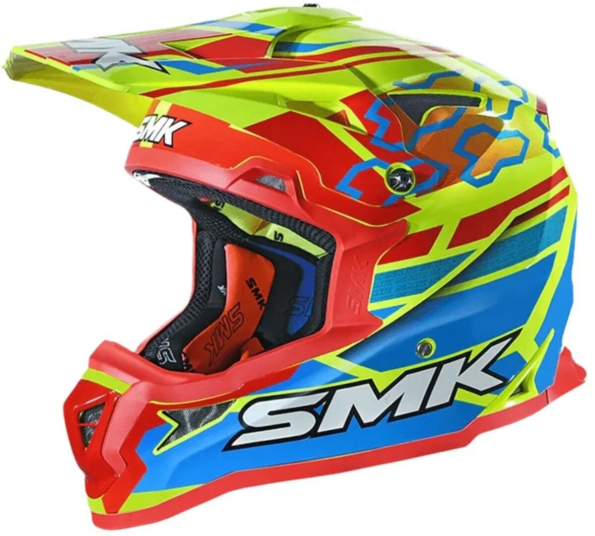 SMK Motocrosshelm Allterra Tribou N Motocross Helm, Atmungsaktiv