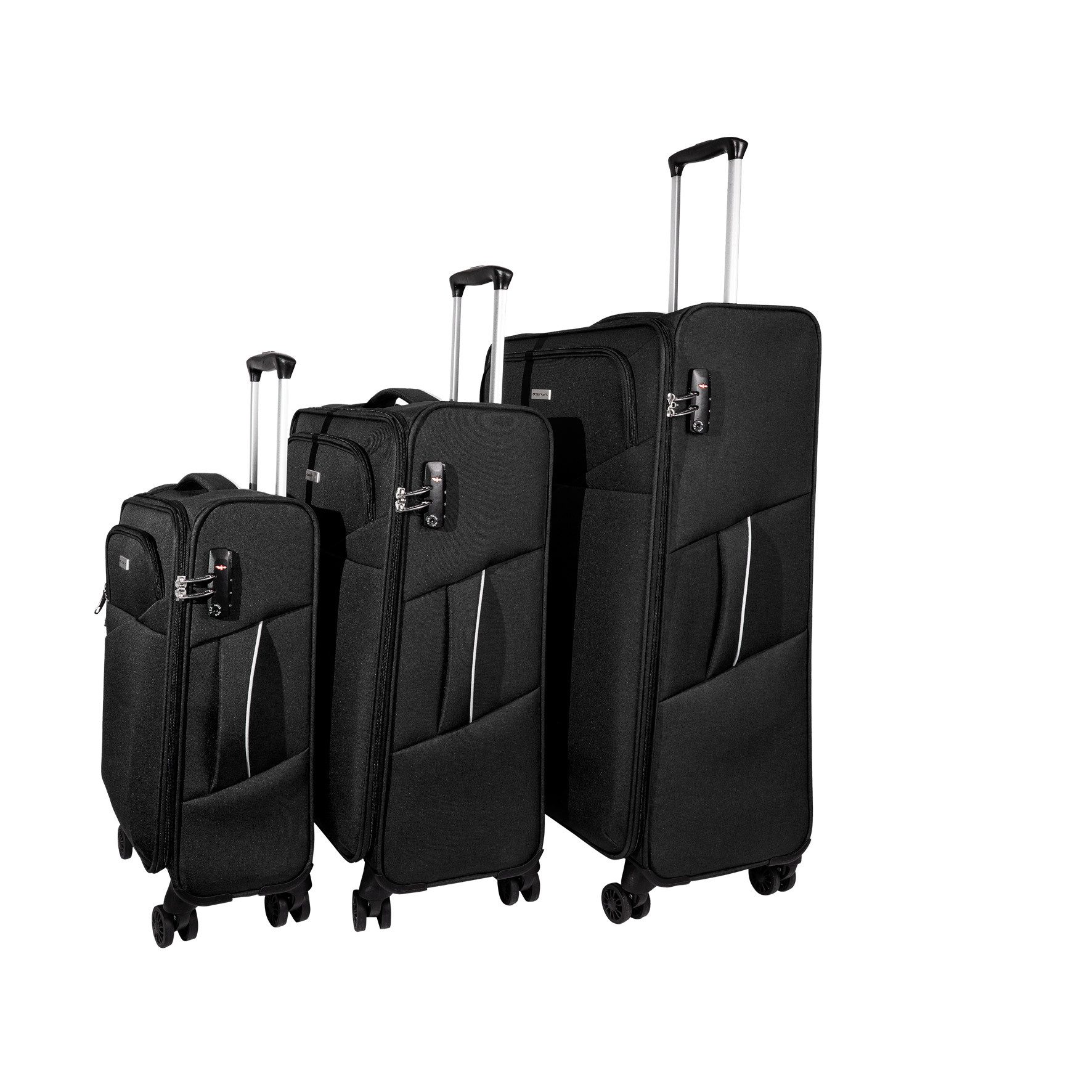 Crosstravel Kofferset Madison, 4 Rollen, (3 günstig online kaufen