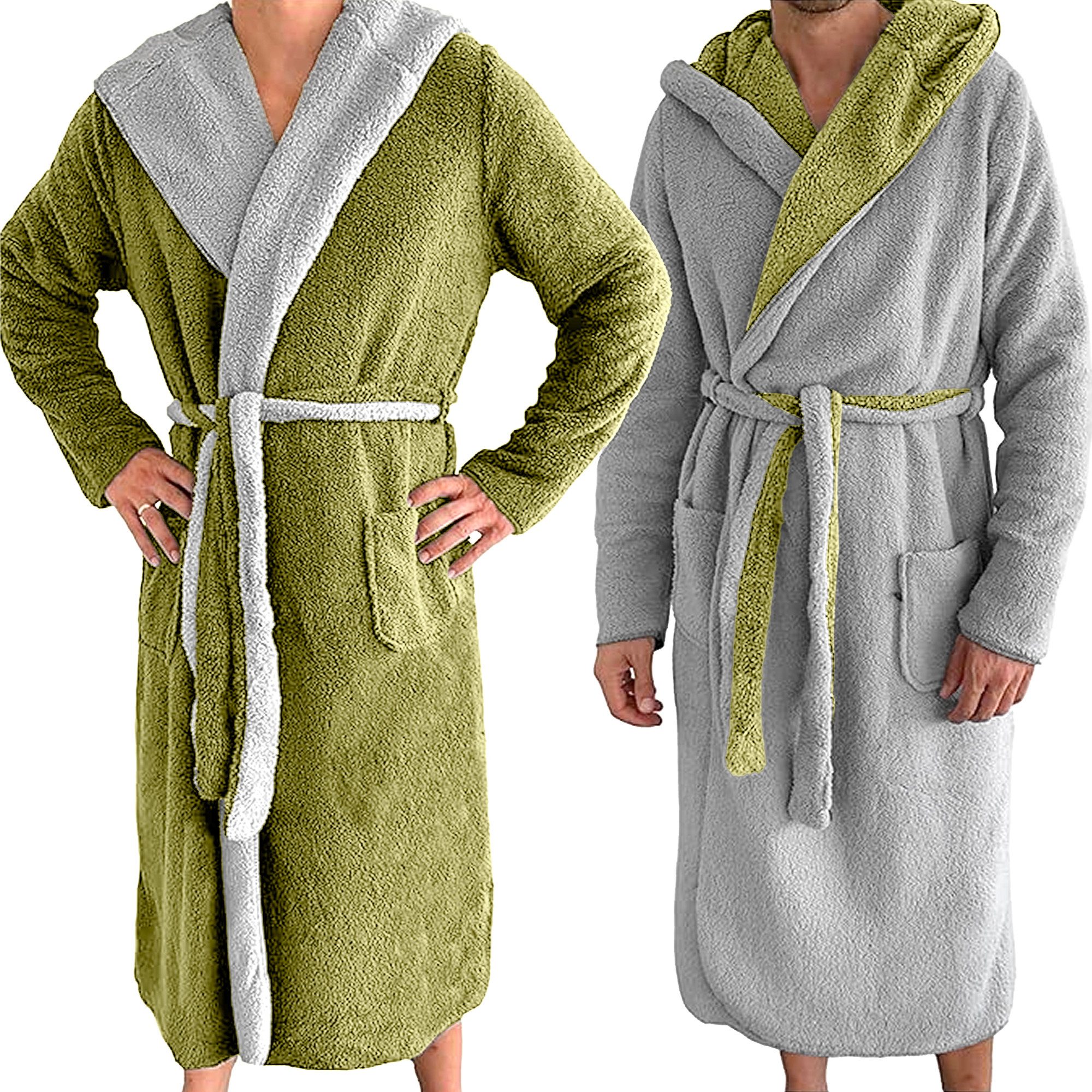 HOMELEVEL Badematte Wende Herren Bademantel Saunamantel Bademantel Größe M günstig online kaufen