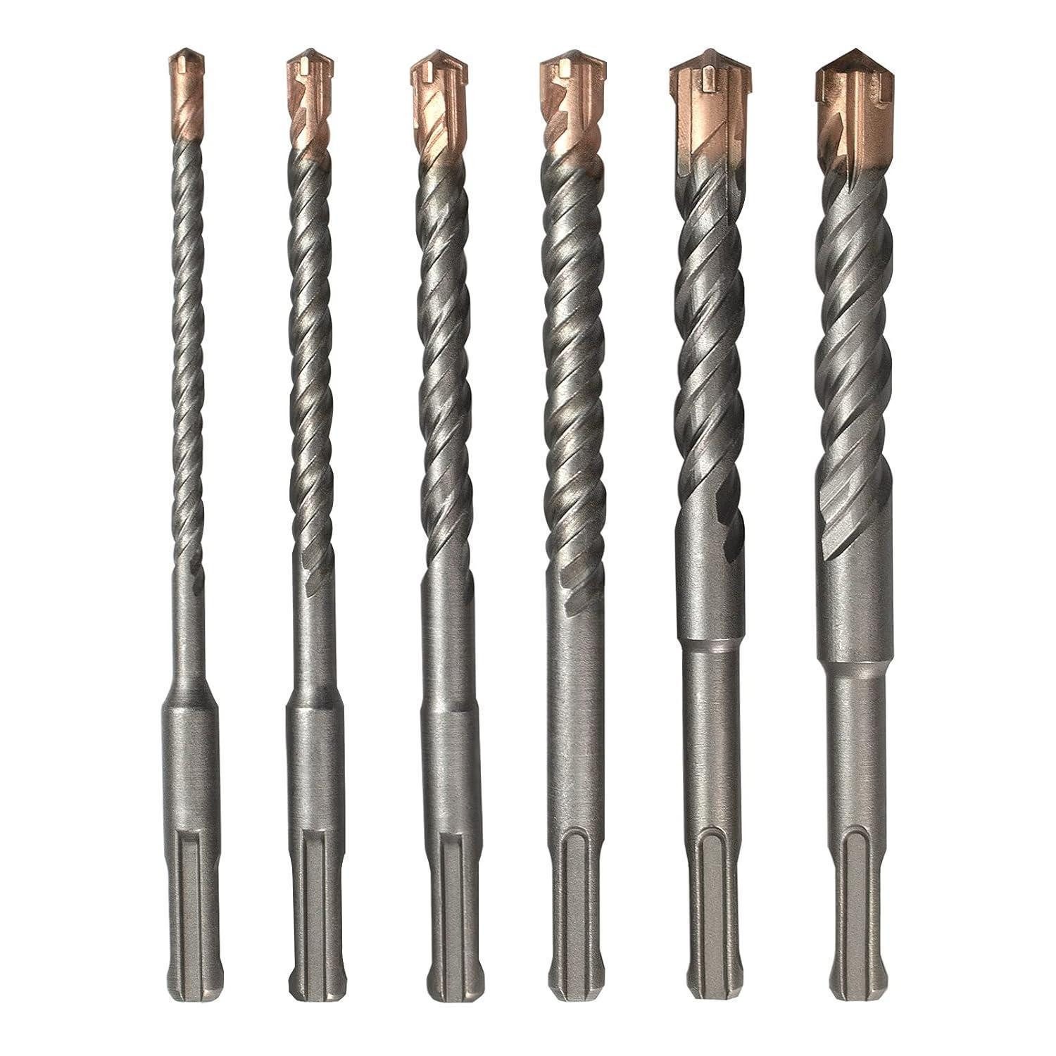 LuxusKollektion Hammerbohrer Hammerbohrer Betonbohrer SDS Plus 6PCS SET ( 160mm)