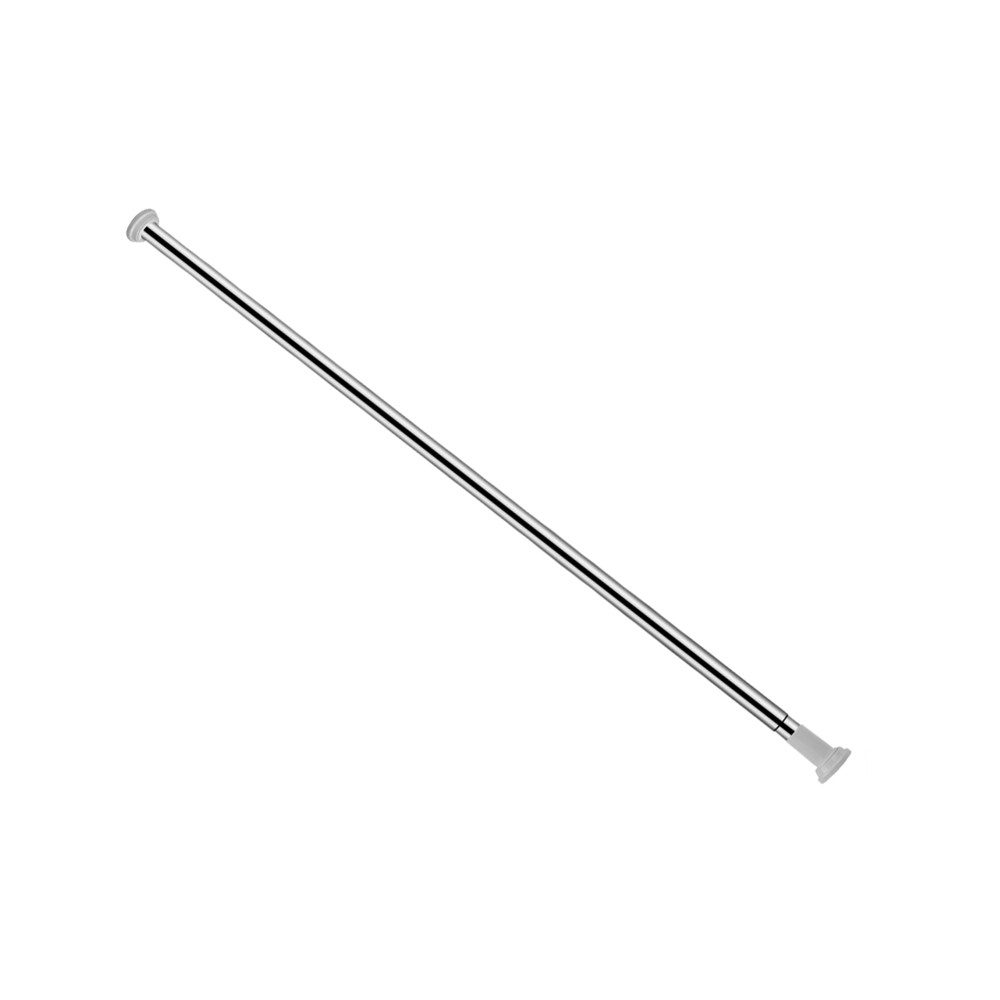Clanmacy Duschvorhangstange Edelstahl Teleskopstange Gardinen Verstellbar Spannstange 70-260, Ø 2.5 mm, Edelstahl